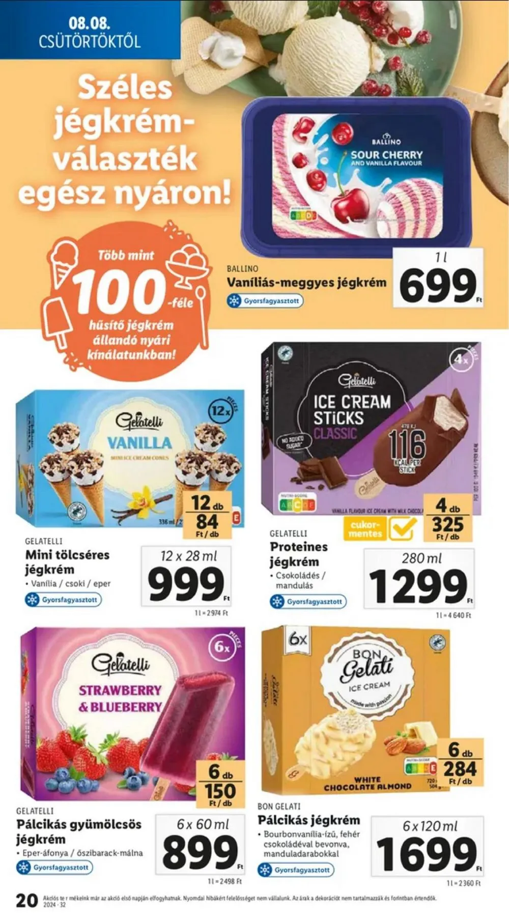 Lidl akciós újság 08.08–08.14 – 20. oldal