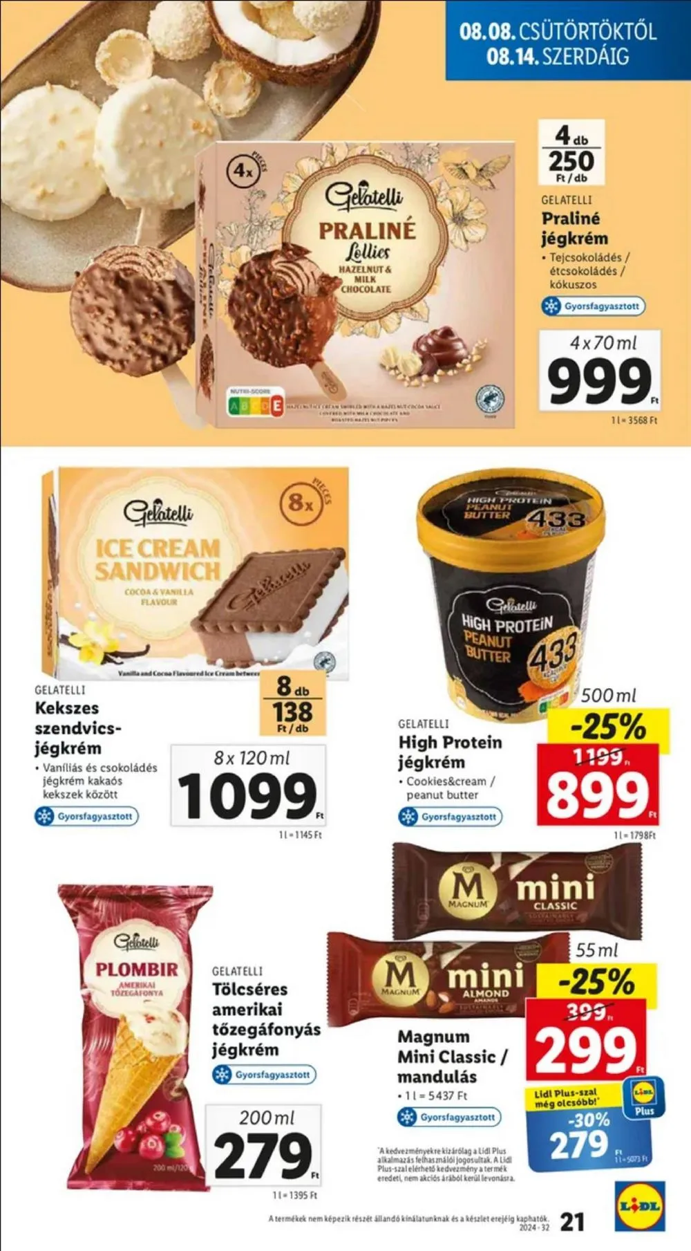 Lidl akciós újság 08.08–08.14 – 21. oldal