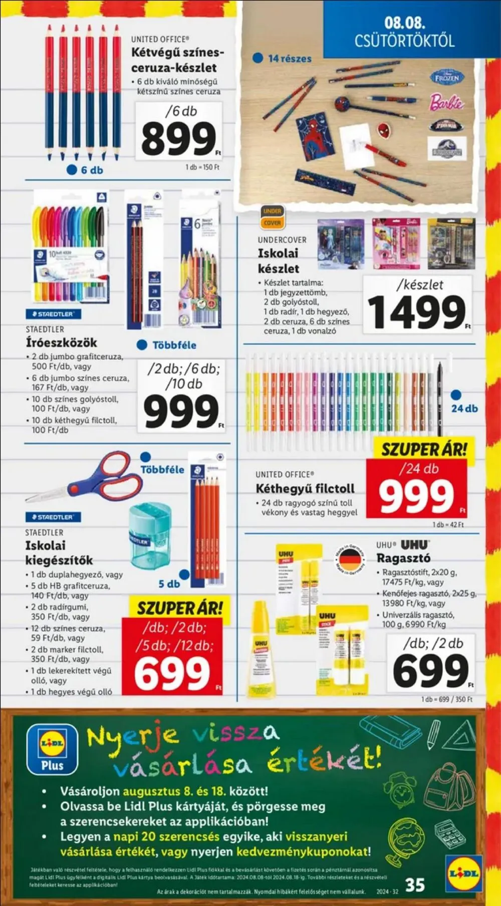 Lidl akciós újság 08.08–08.14 – 35. oldal