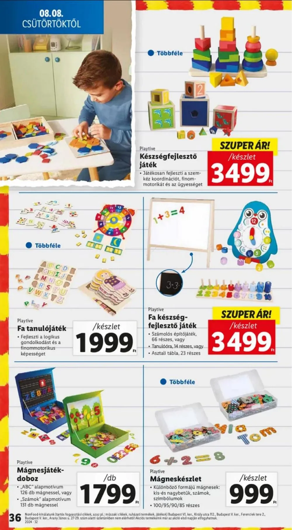 Lidl akciós újság 08.08–08.14 – 36. oldal
