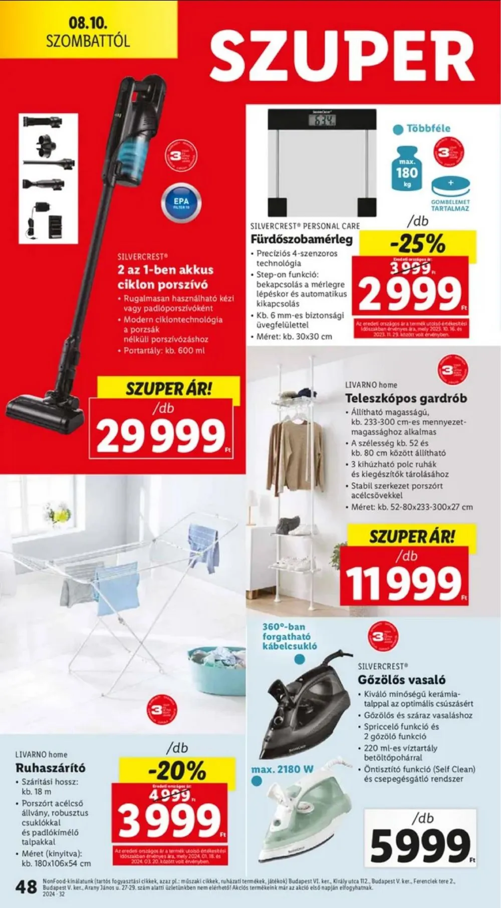 Lidl akciós újság 08.08–08.14 – 48. oldal