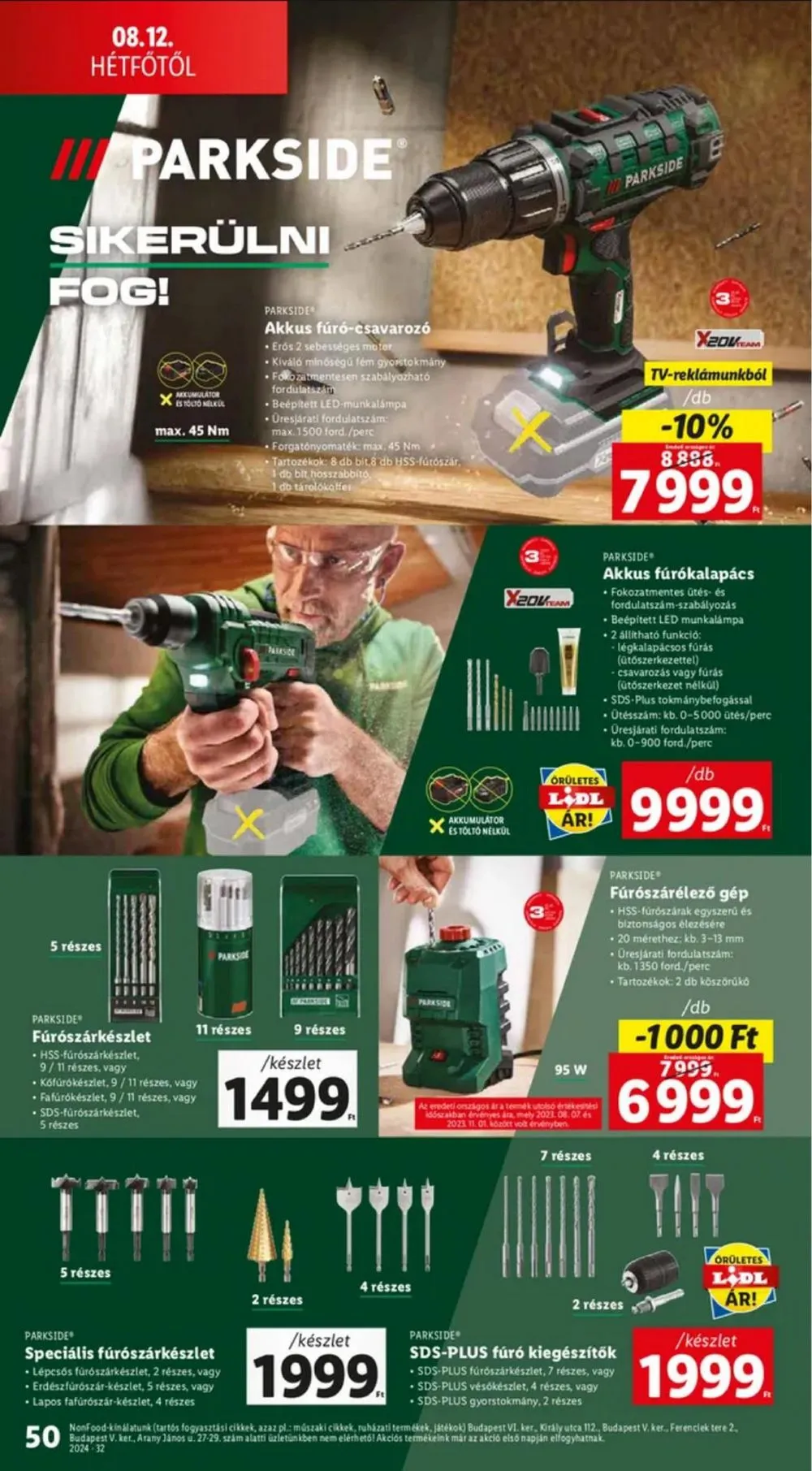 Lidl akciós újság 08.08–08.14 – 50. oldal