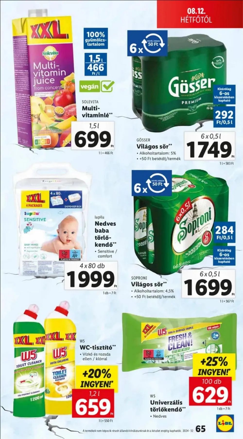 Lidl akciós újság 08.08–08.14 – 65. oldal