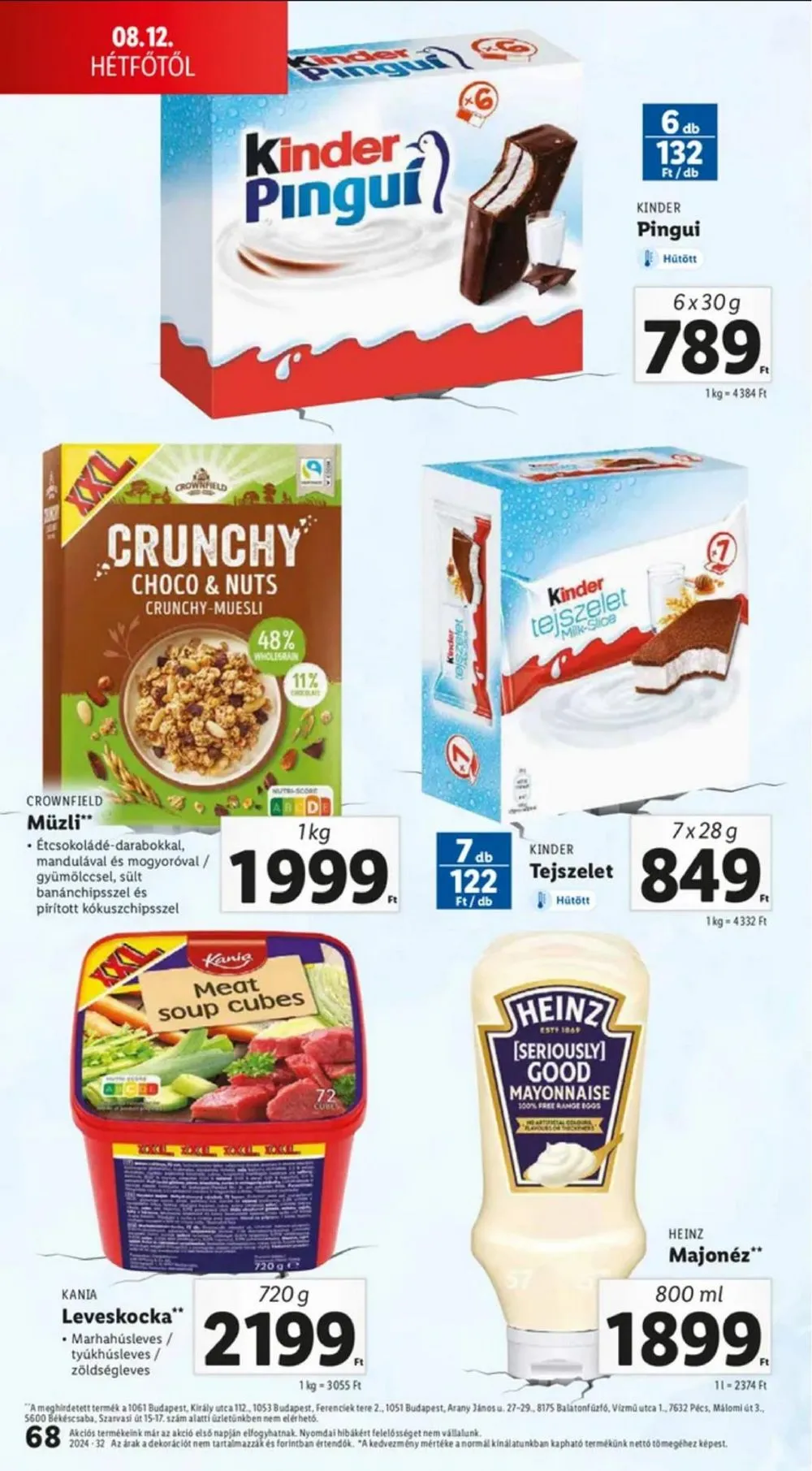Lidl akciós újság 08.08–08.14 – 68. oldal