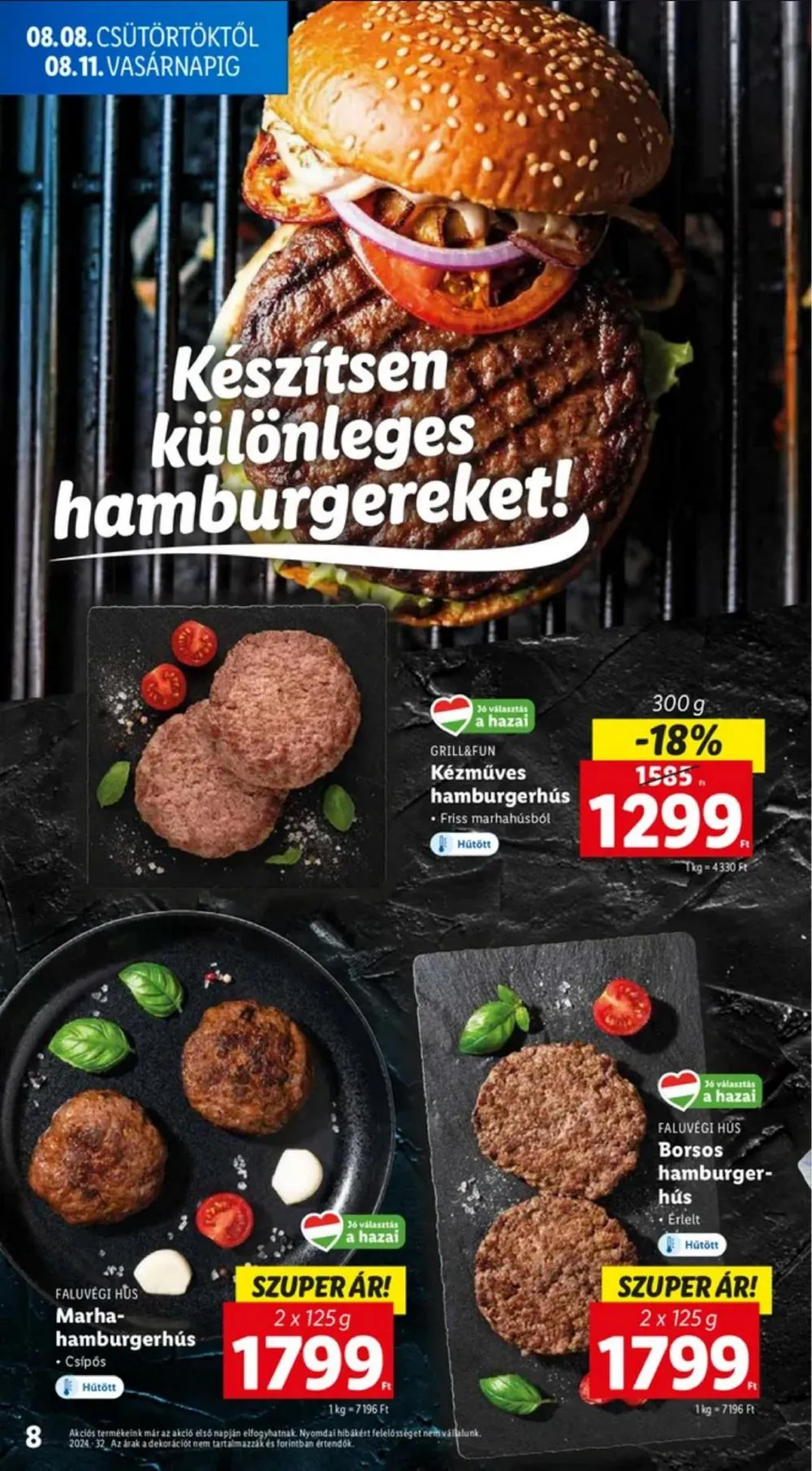 Lidl akciós újság 08.08–08.14 – 8. oldal
