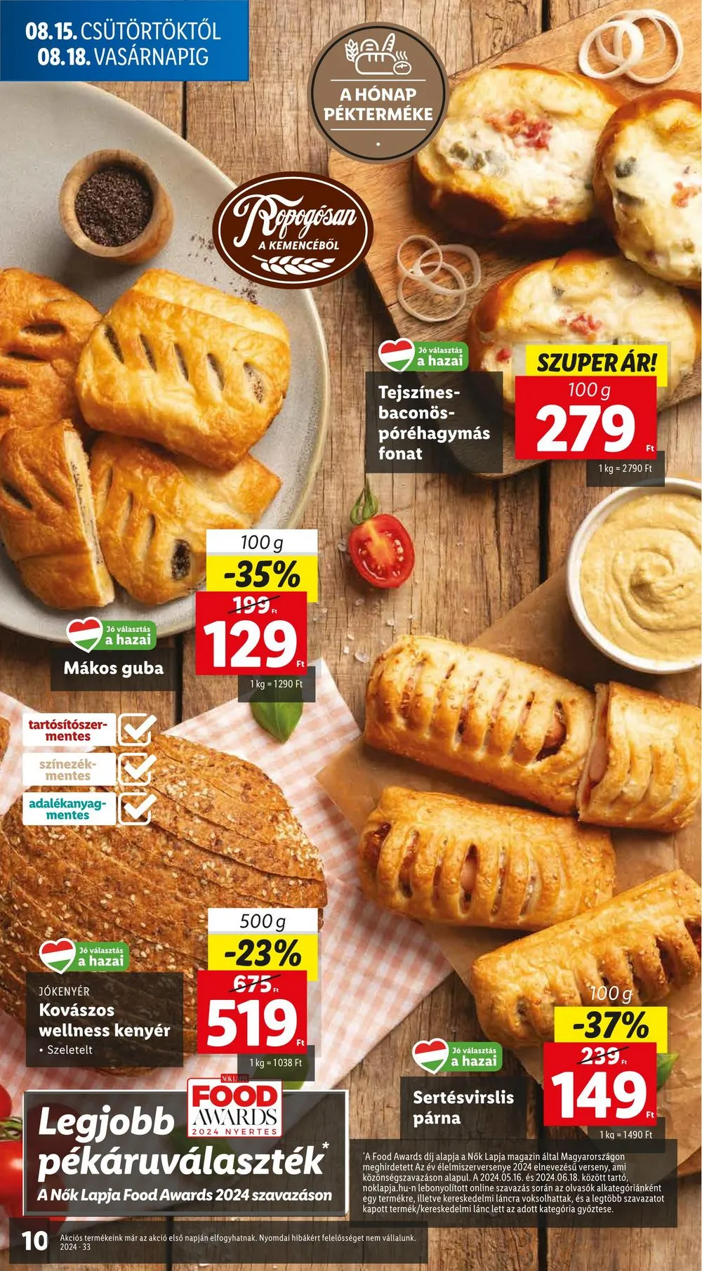 Lidl akciós újság 08.15–08.21 – 10. oldal