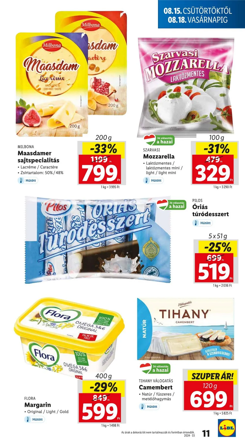 Lidl akciós újság 08.15–08.21 – 11. oldal