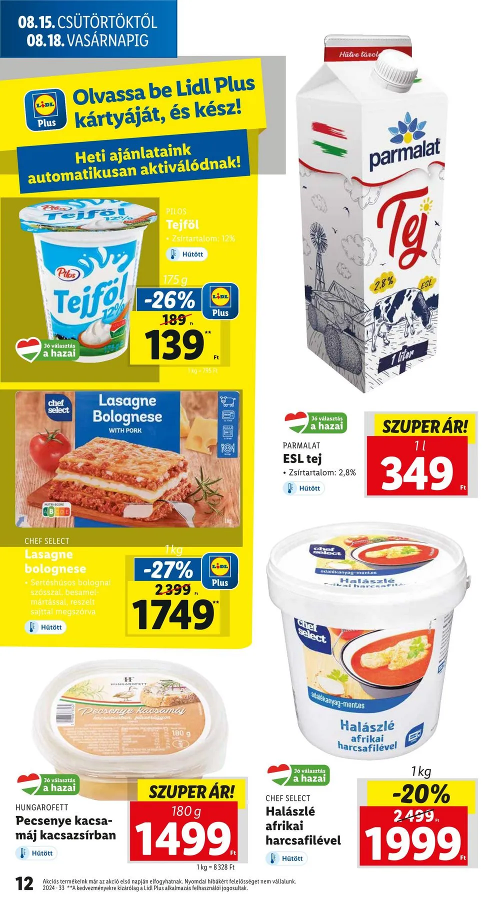 Lidl akciós újság 08.15–08.21 – 12. oldal