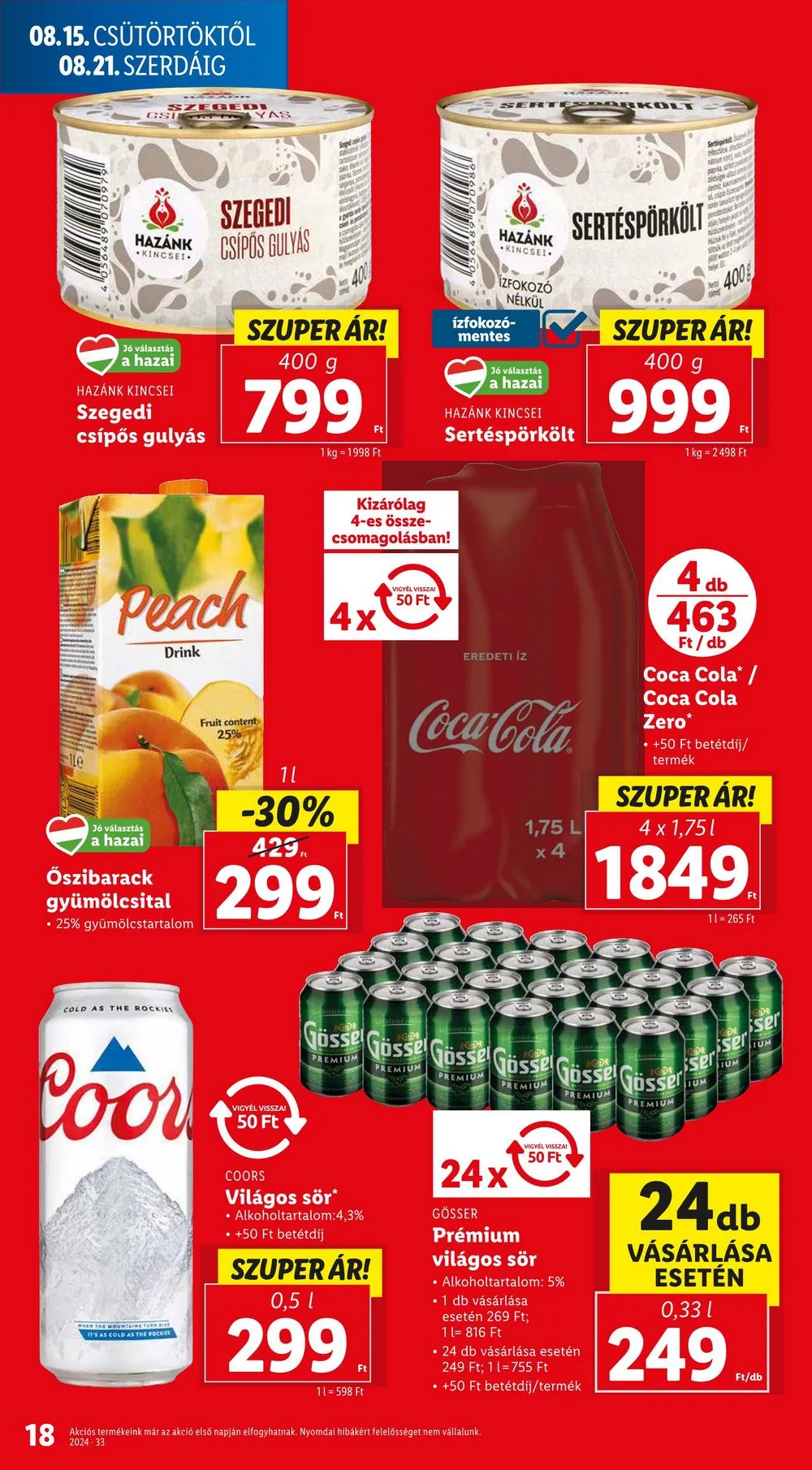 Lidl akciós újság 08.15–08.21 – 16. oldal