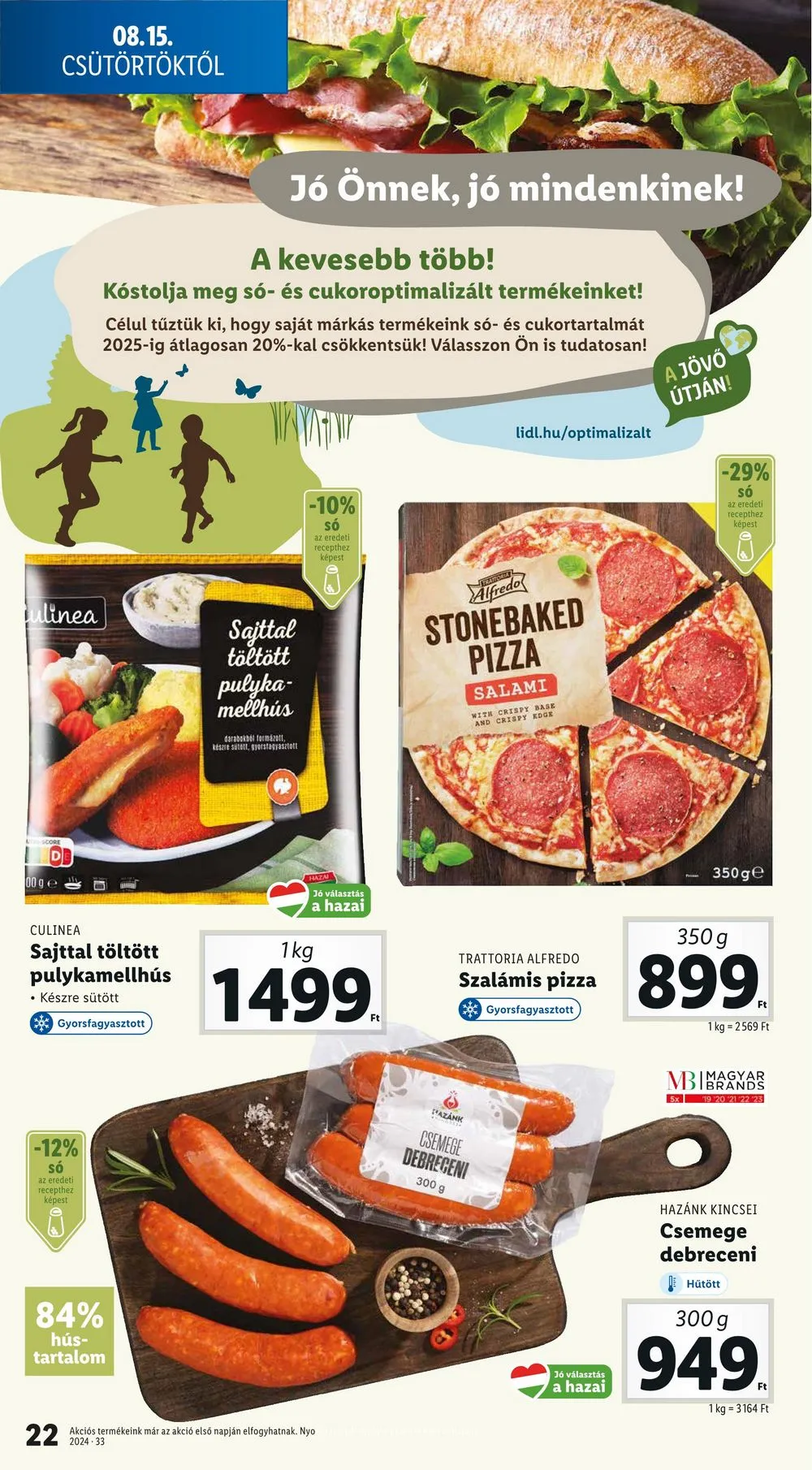 Lidl akciós újság 08.15–08.21 – 22. oldal