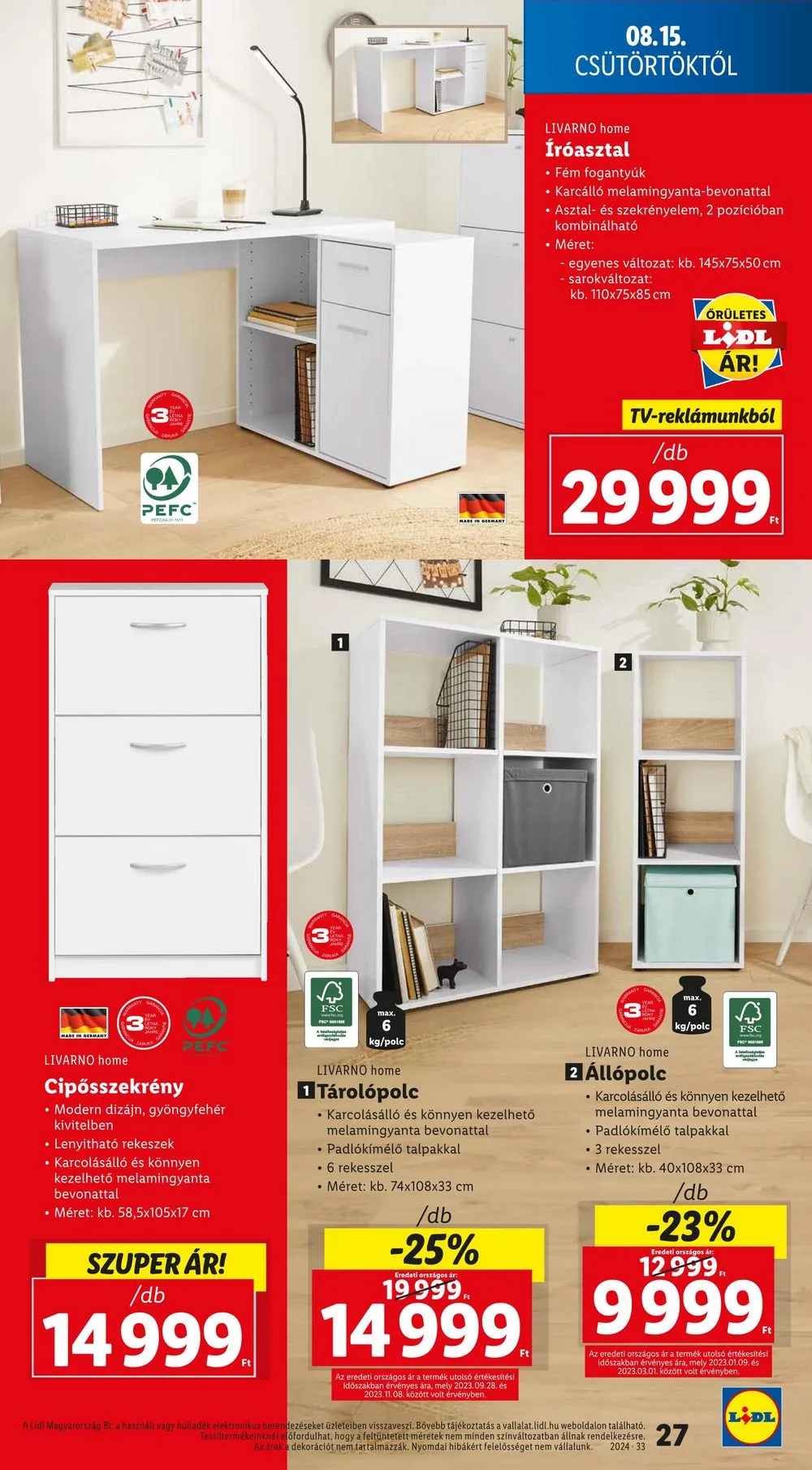 Lidl akciós újság 08.15–08.21 – 27. oldal