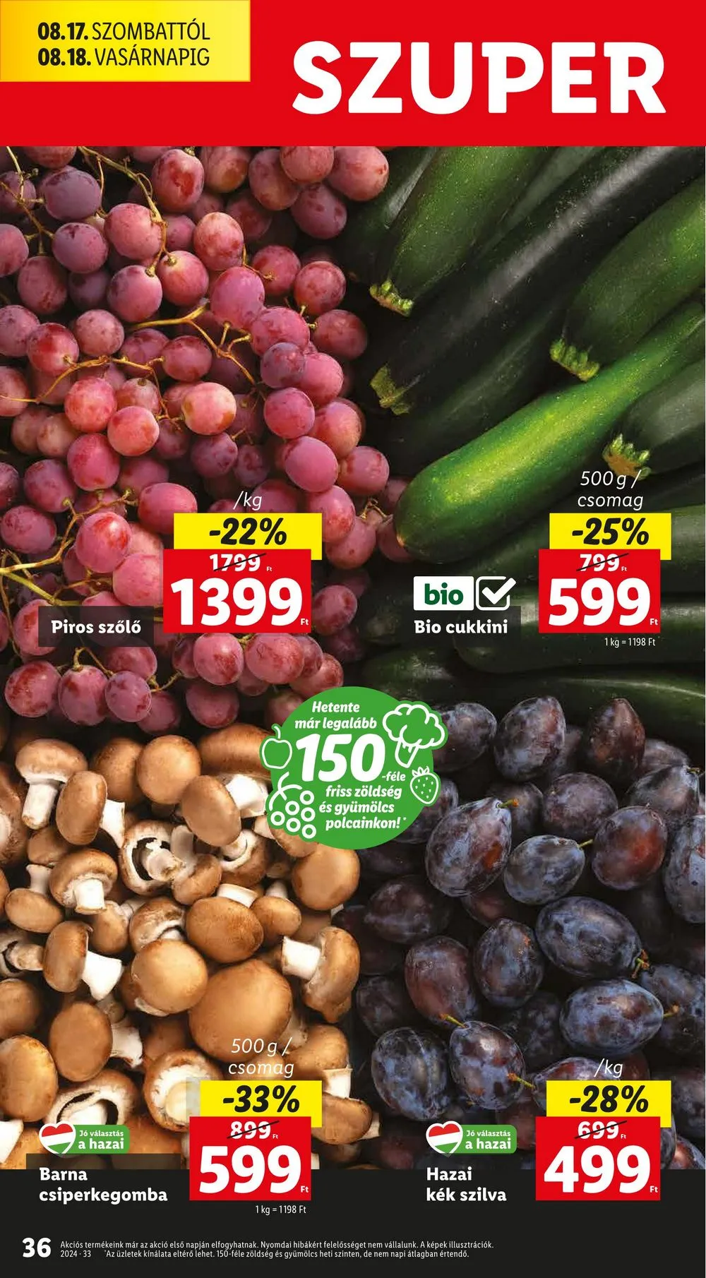 Lidl akciós újság 08.15–08.21 – 36. oldal
