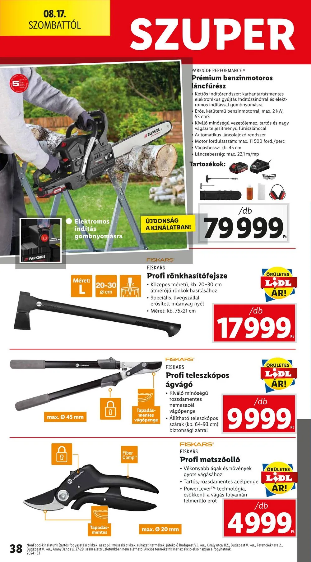 Lidl akciós újság 08.15–08.21 – 38. oldal