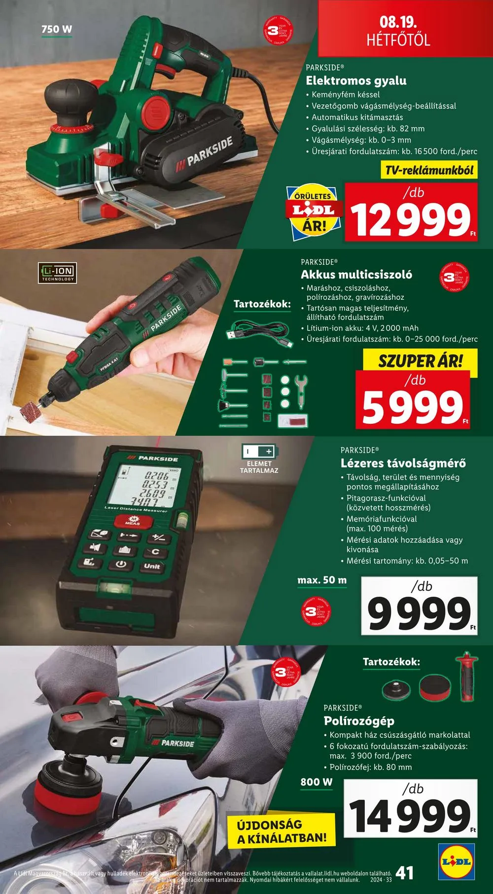 Lidl akciós újság 08.15–08.21 – 41. oldal