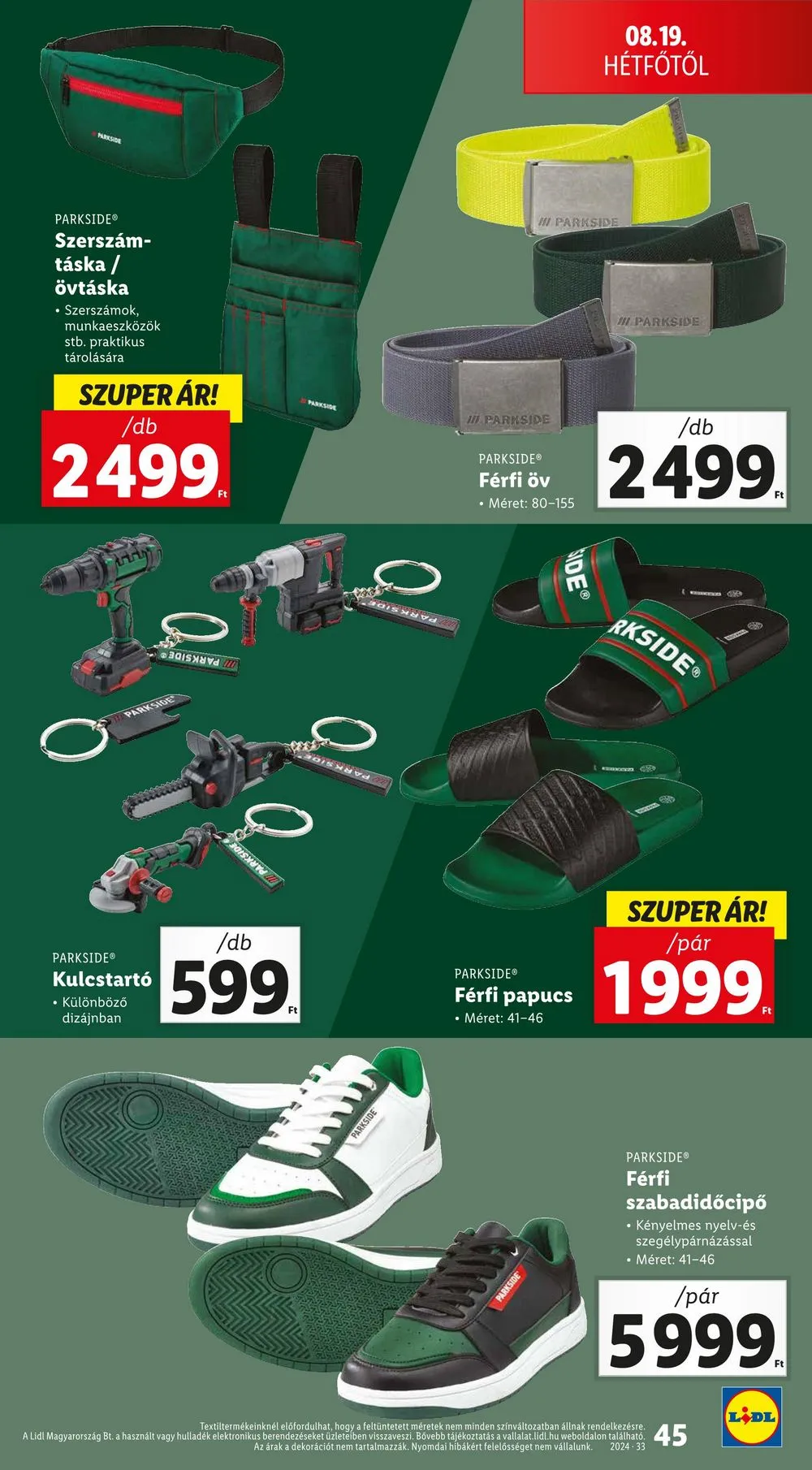 Lidl akciós újság 08.15–08.21 – 45. oldal