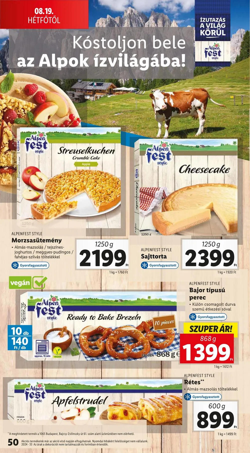 Lidl akciós újság 08.15–08.21 – 50. oldal