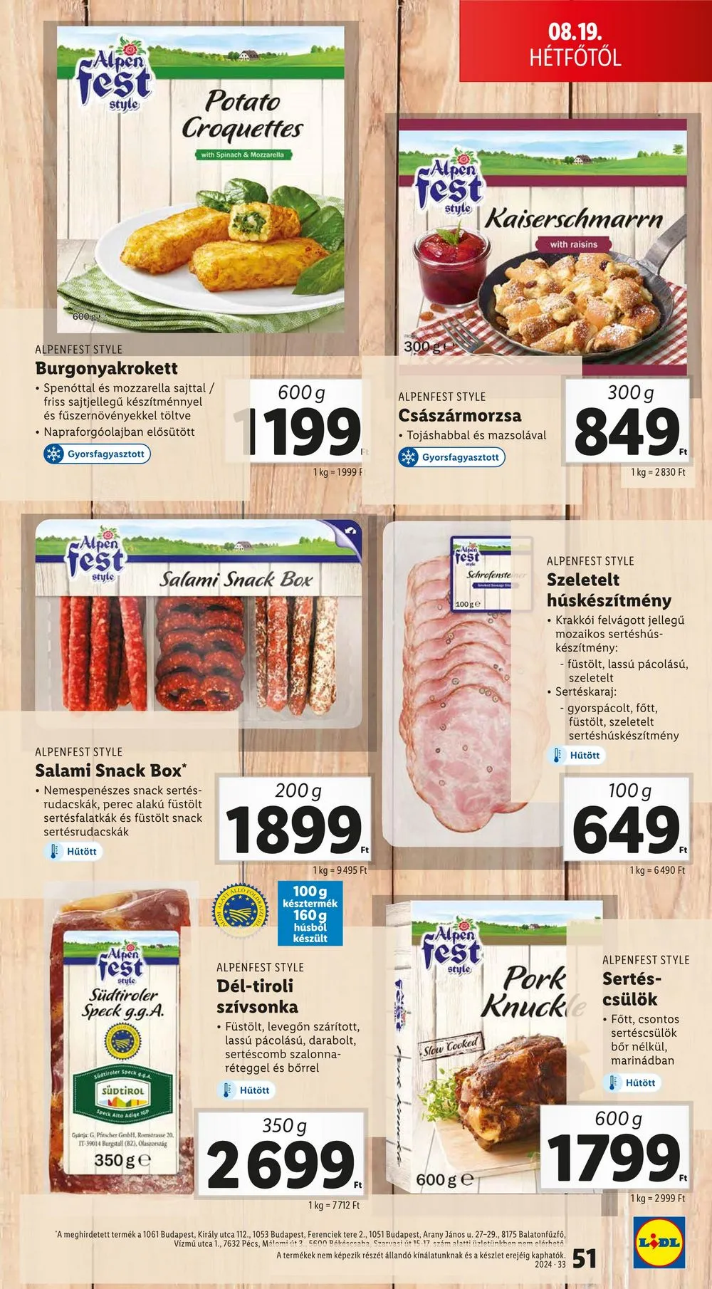 Lidl akciós újság 08.15–08.21 – 51. oldal