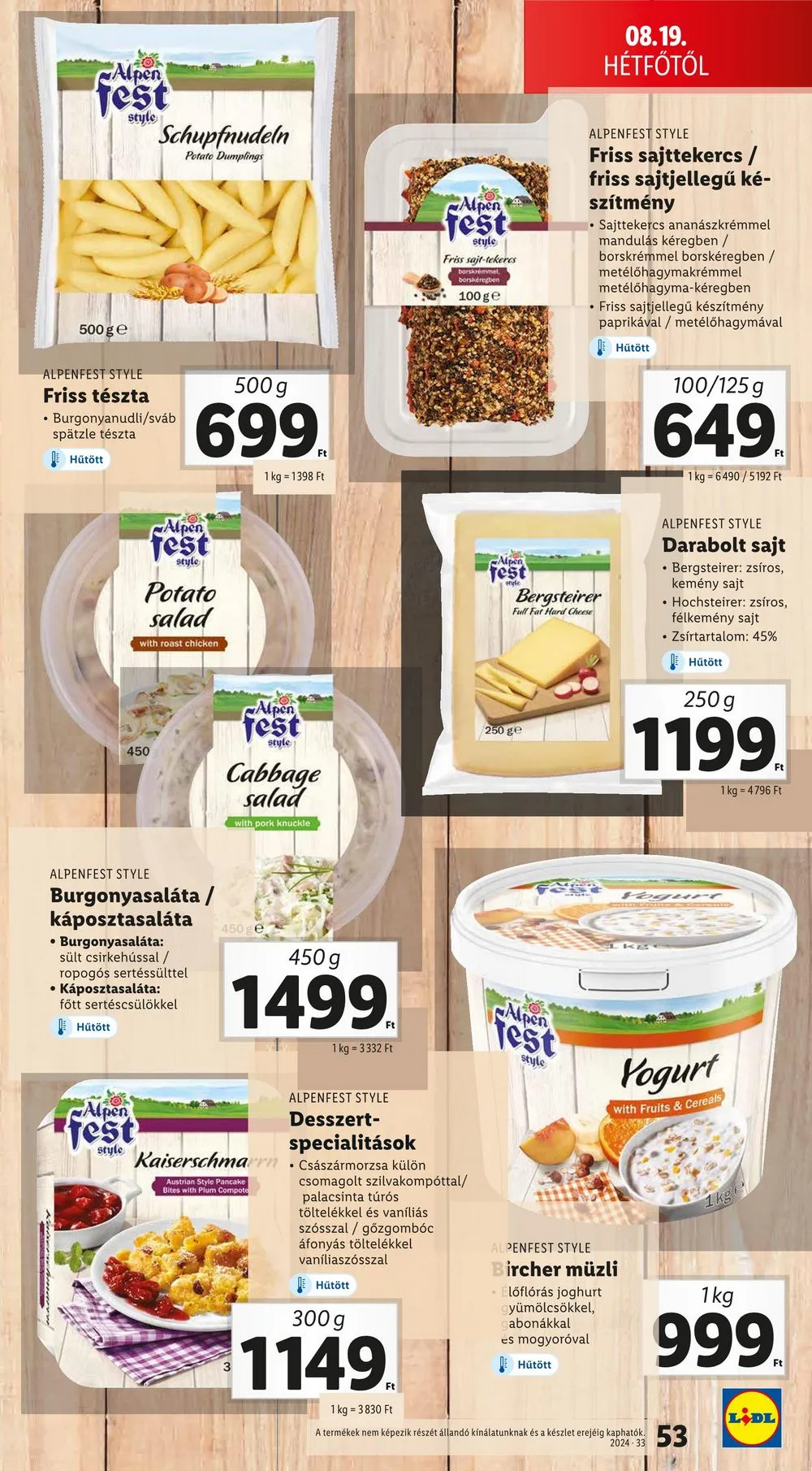 Lidl akciós újság 08.15–08.21 – 53. oldal