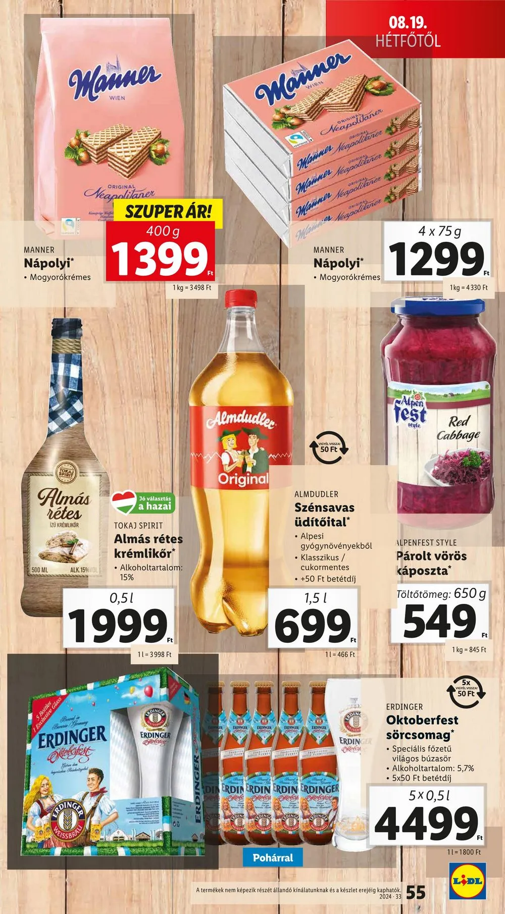 Lidl akciós újság 08.15–08.21 – 55. oldal