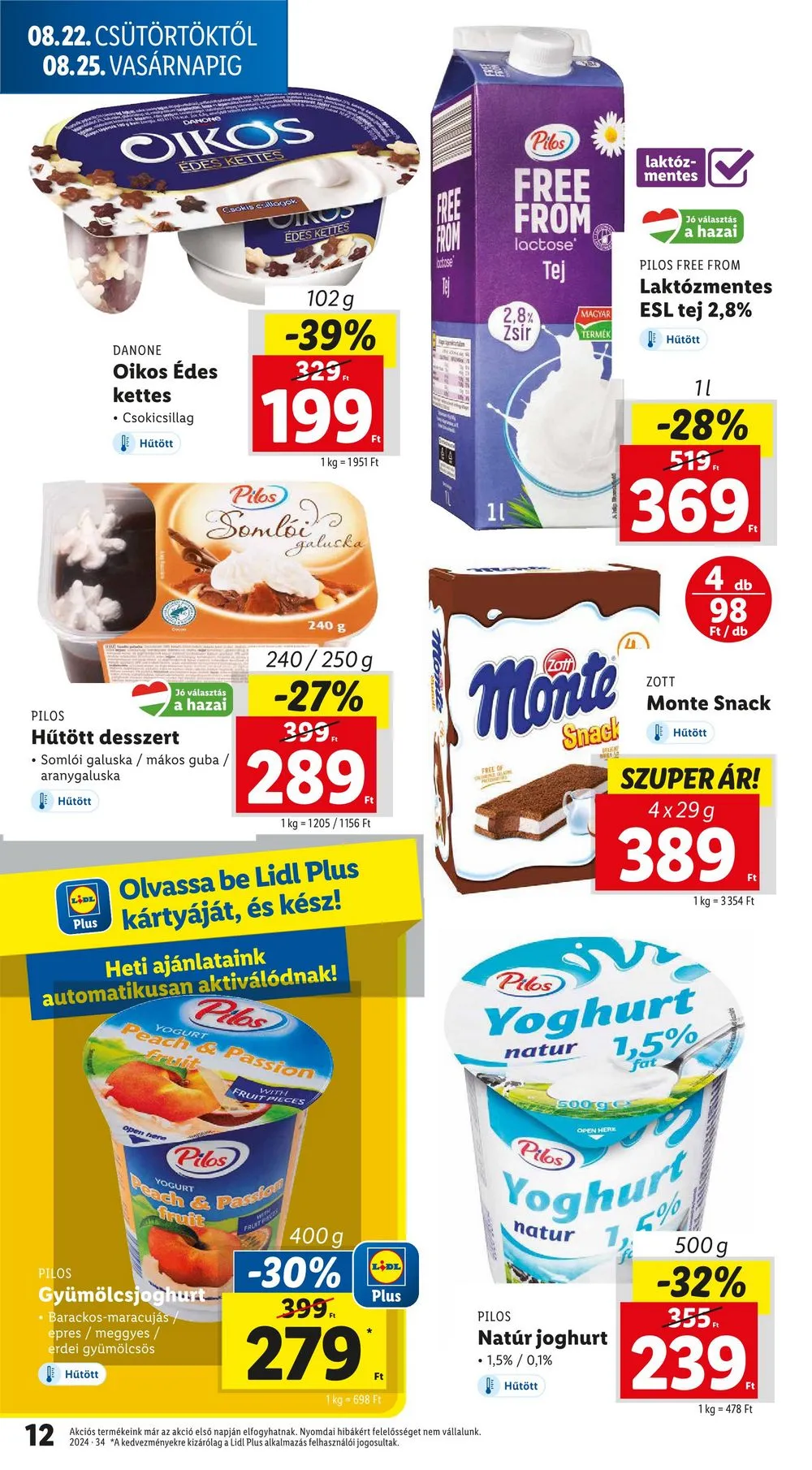 Lidl akciós újság 08.22–08.28 – 12. oldal