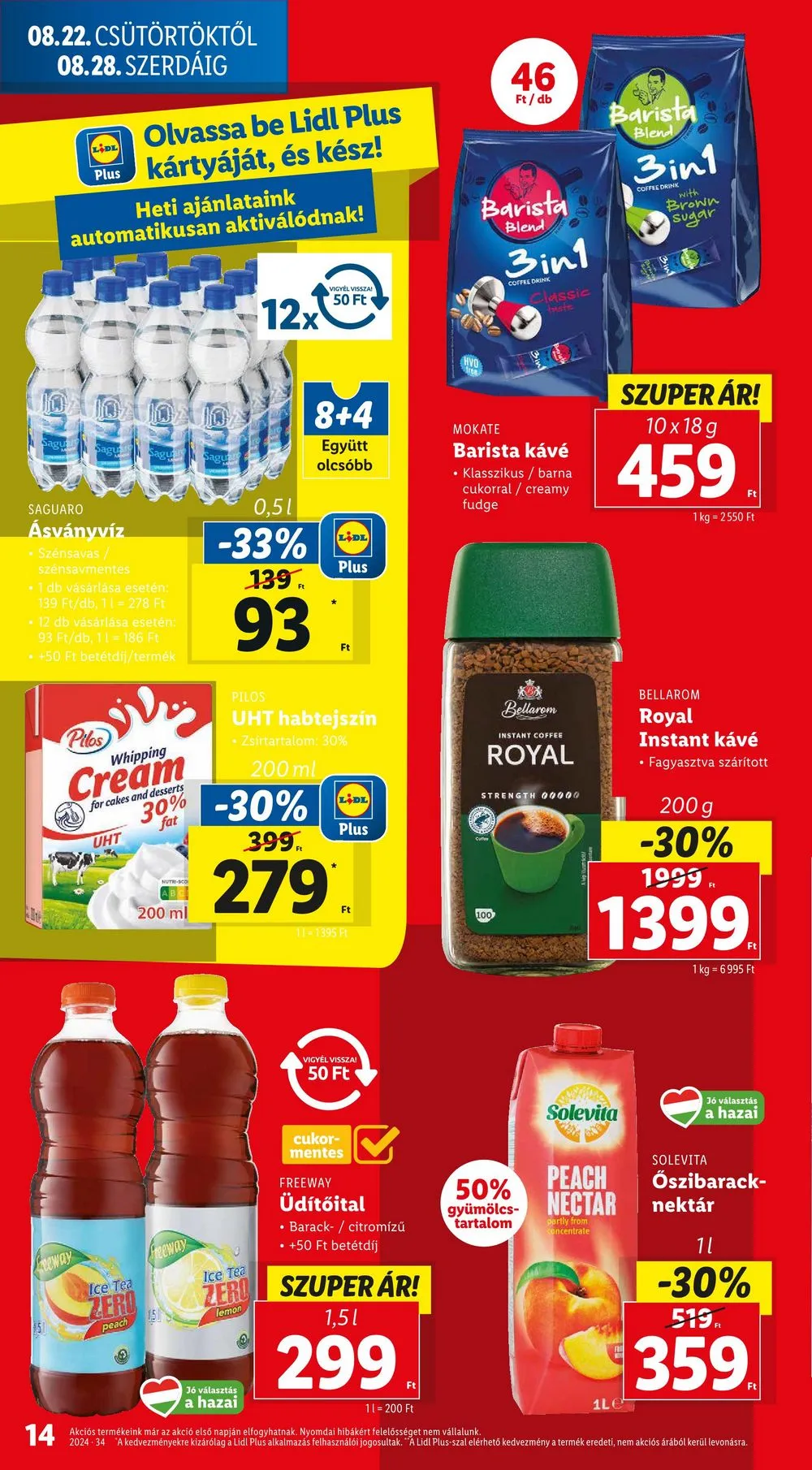 Lidl akciós újság 08.22–08.28 – 14. oldal