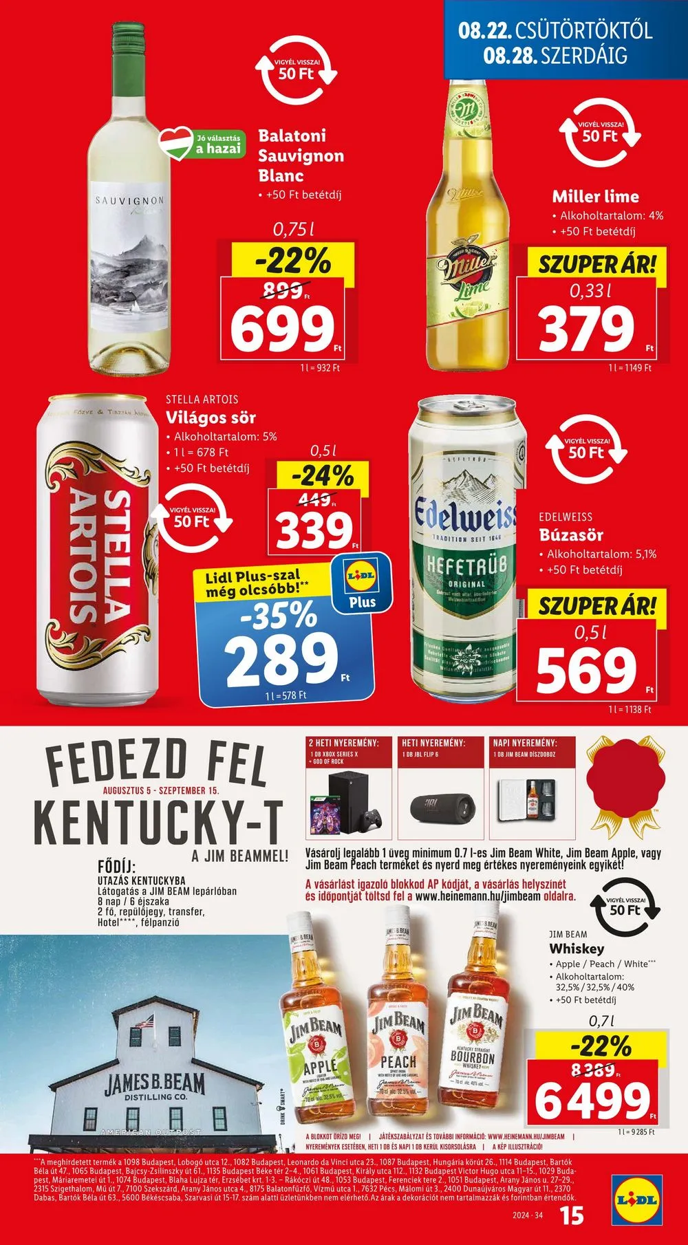 Lidl akciós újság 08.22–08.28 – 15. oldal