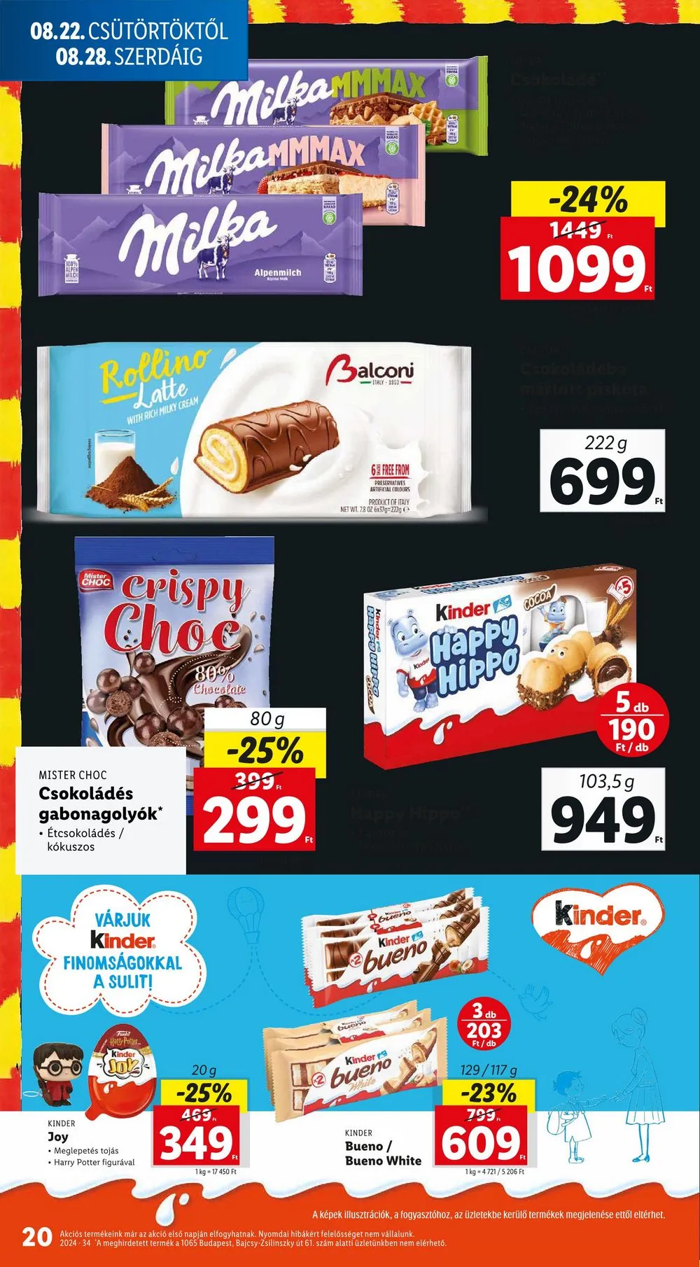 Lidl akciós újság 08.22–08.28 – 20. oldal