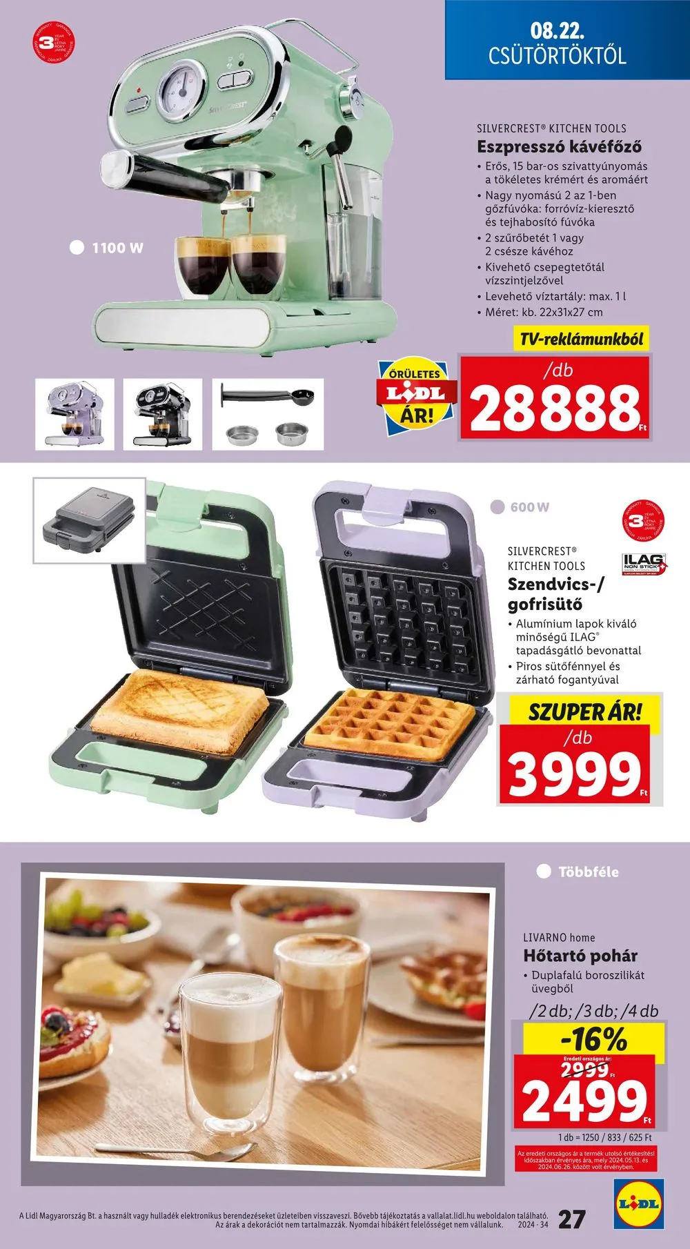 Lidl akciós újság 08.22–08.28 – 27. oldal