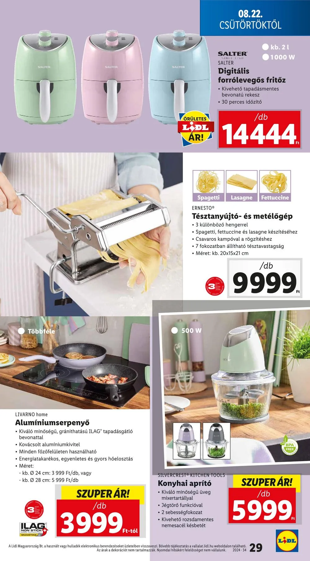 Lidl akciós újság 08.22–08.28 – 29. oldal