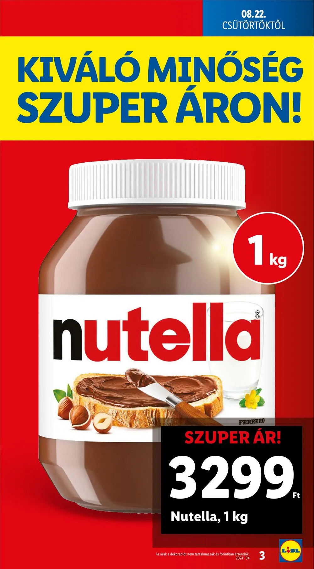 Lidl akciós újság 08.22–08.28 – 3. oldal