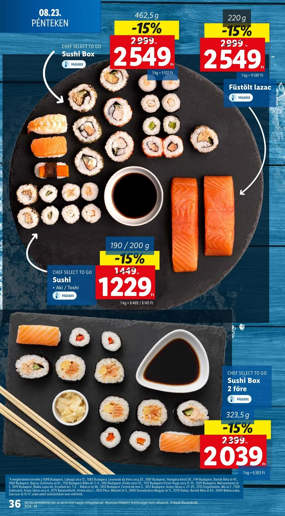 Lidl akciós újság 08.22–08.28 – 36. oldal