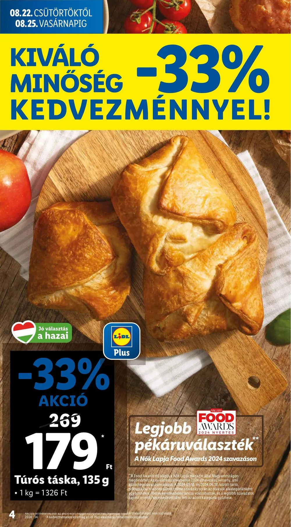 Lidl akciós újság 08.22–08.28 – 4. oldal