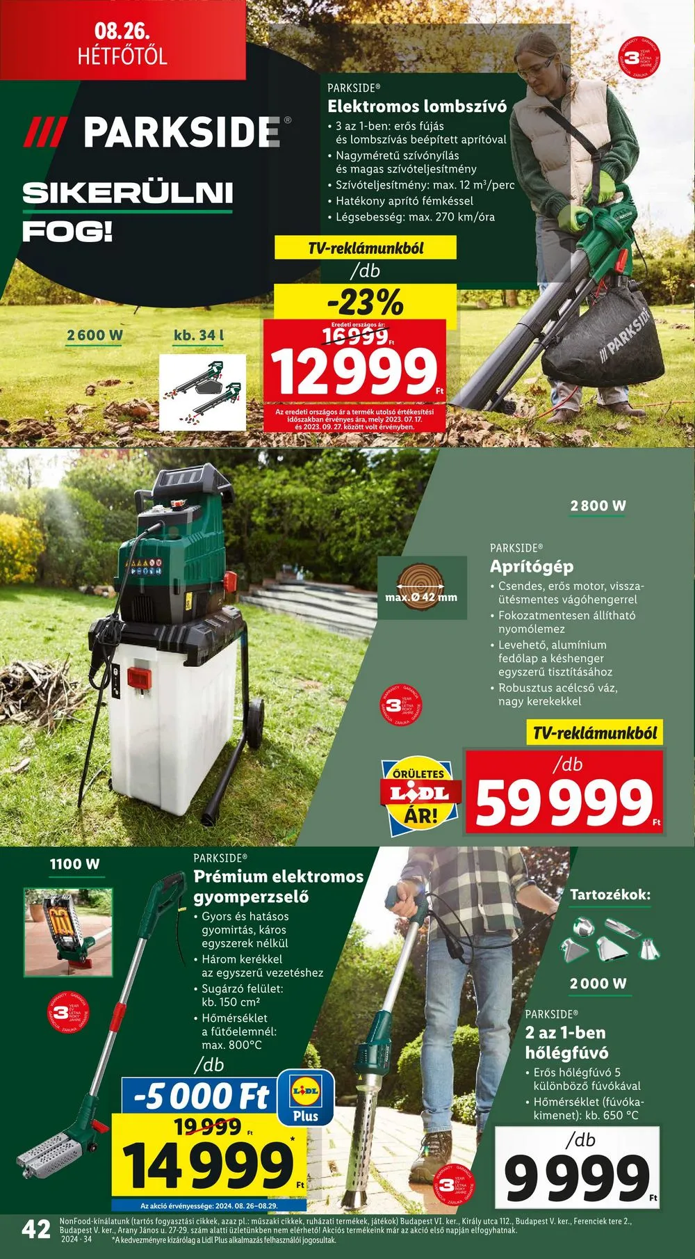 Lidl akciós újság 08.22–08.28 – 42. oldal