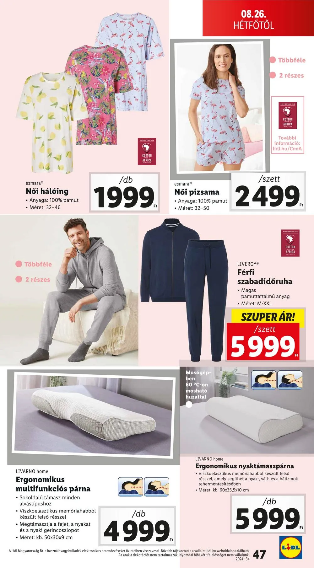 Lidl akciós újság 08.22–08.28 – 47. oldal