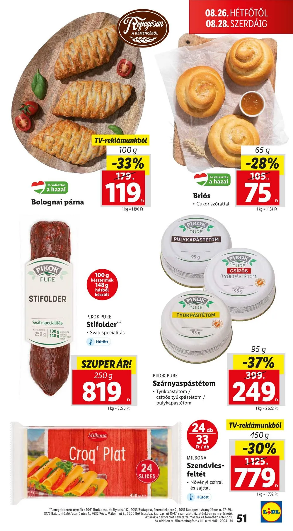 Lidl akciós újság 08.22–08.28 – 51. oldal