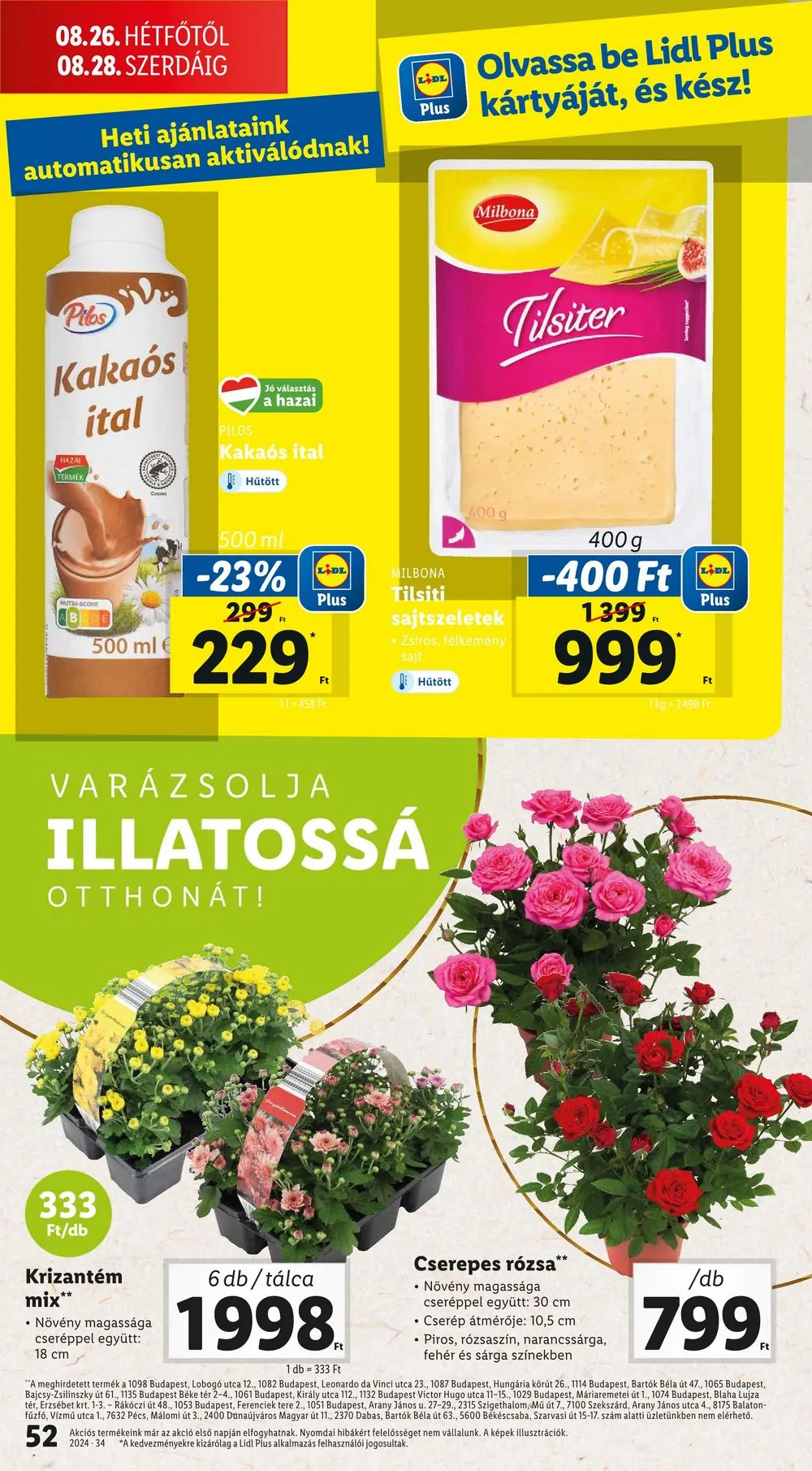 Lidl akciós újság 08.22–08.28 – 52. oldal