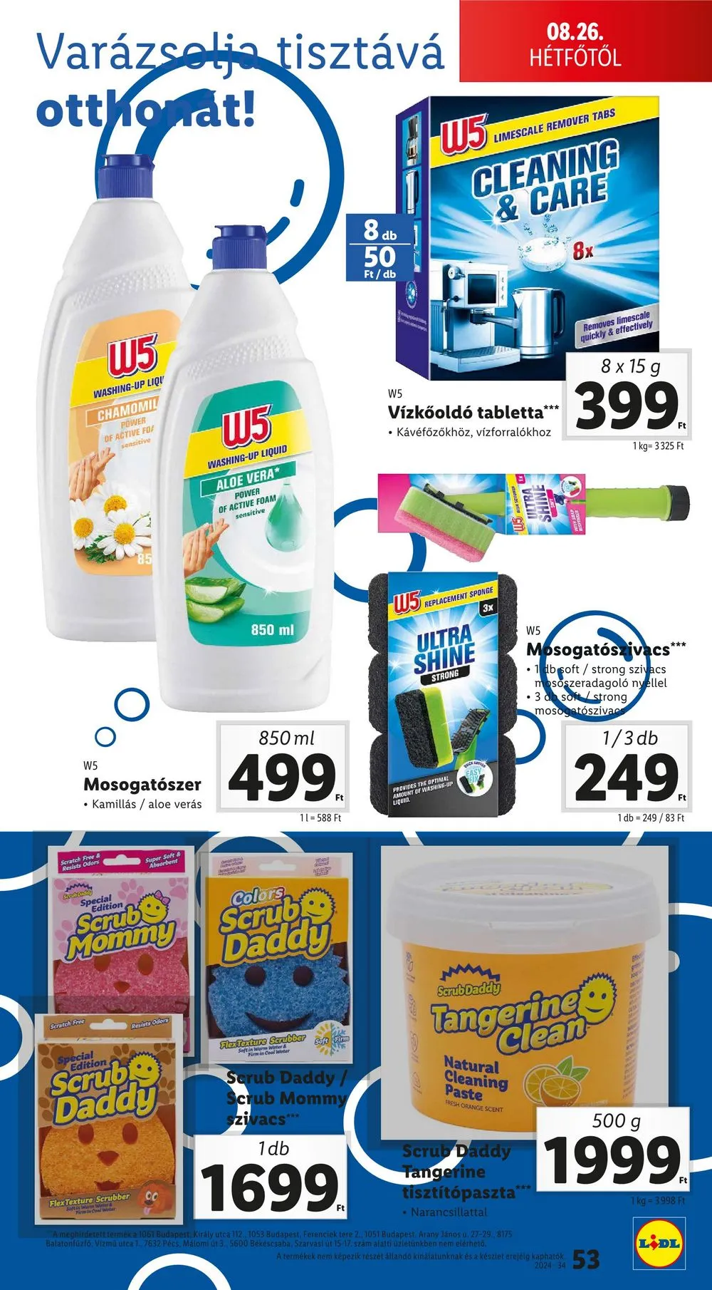 Lidl akciós újság 08.22–08.28 – 53. oldal