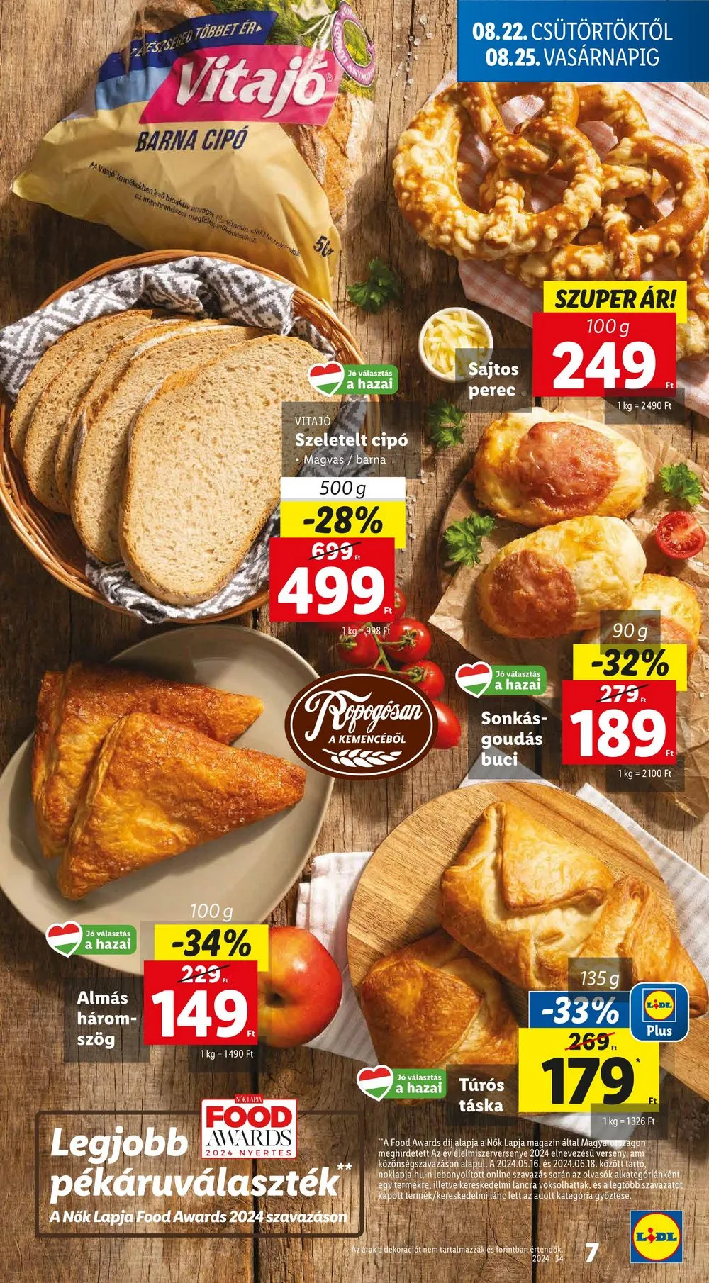 Lidl akciós újság 08.22–08.28 – 7. oldal