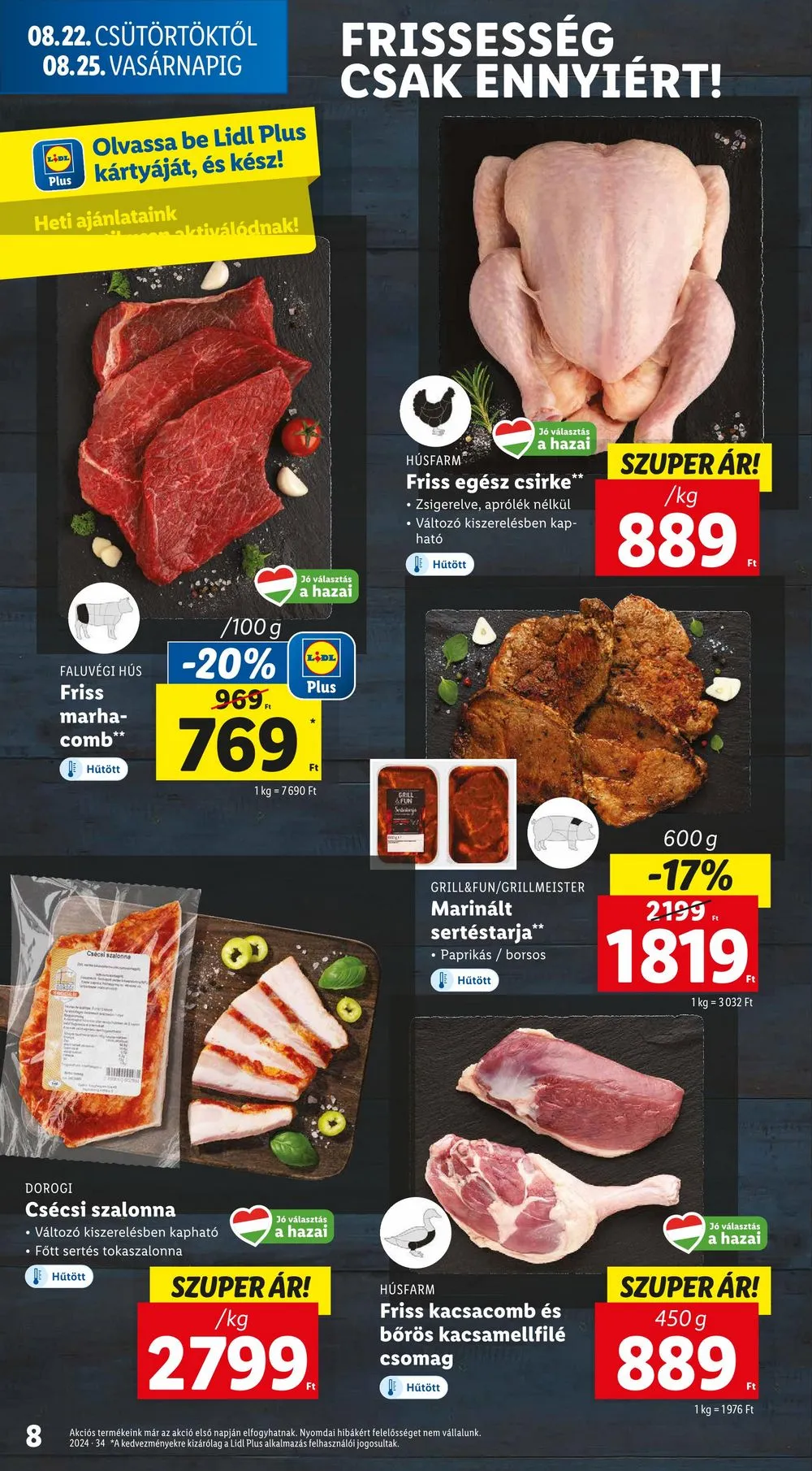 Lidl akciós újság 08.22–08.28 – 8. oldal