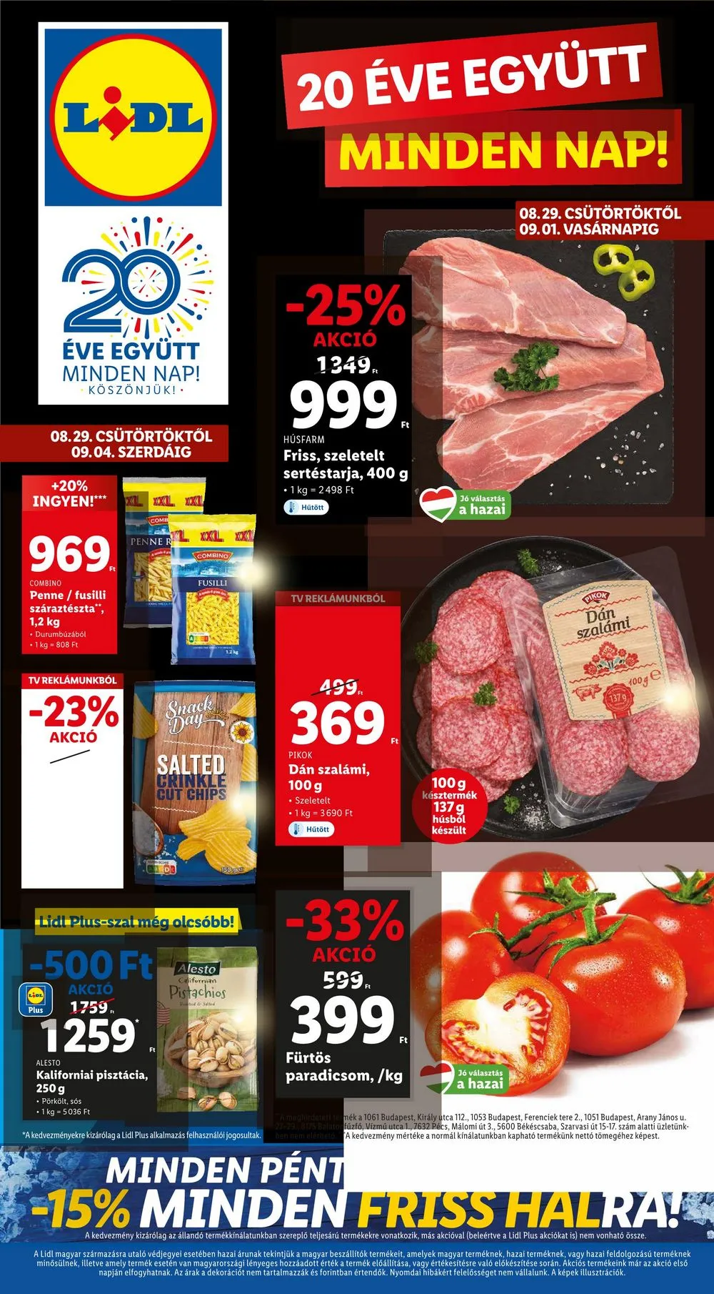 Lidl akciós újság 08.29–09.04