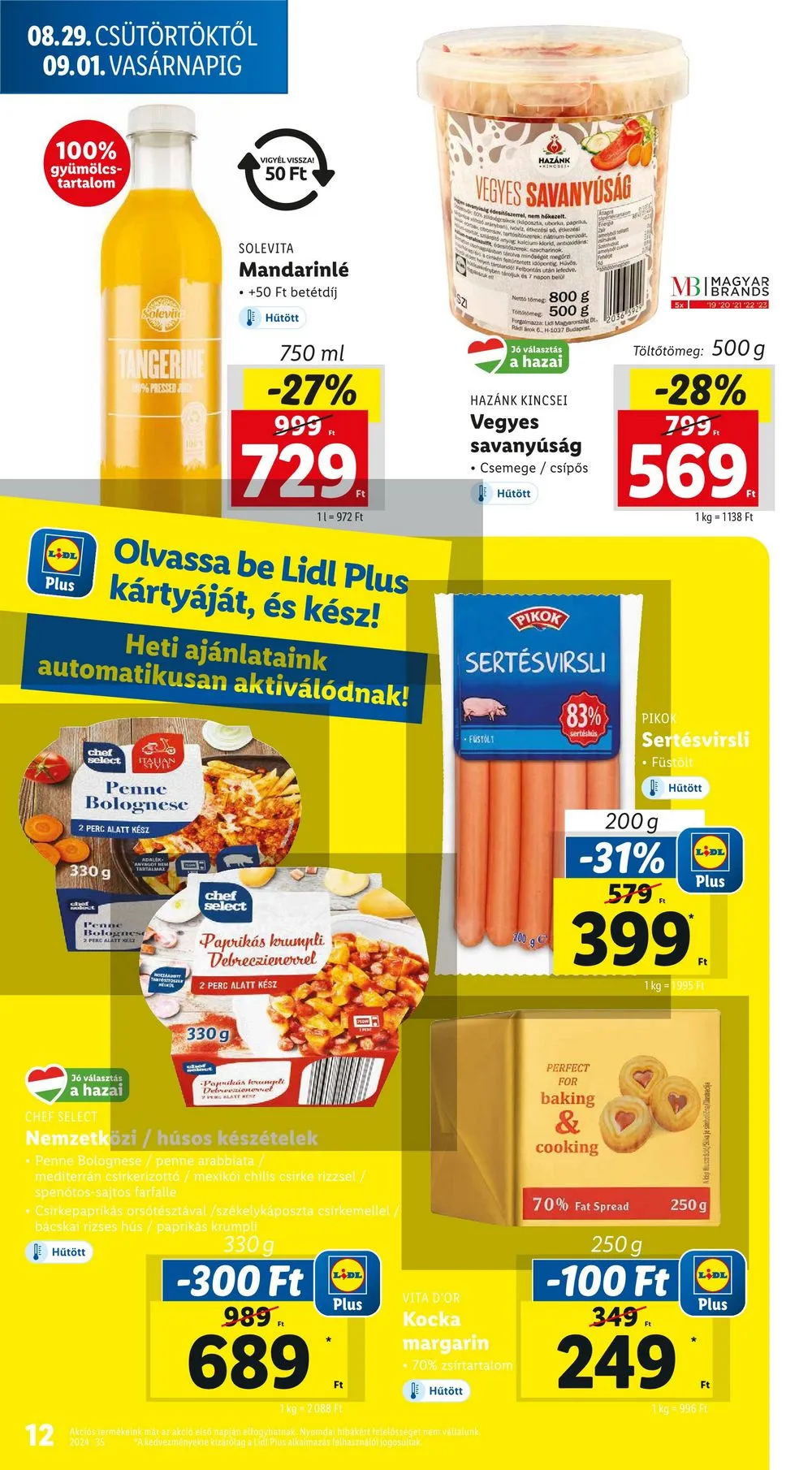 Lidl akciós újság 08.29–09.04 – 12. oldal