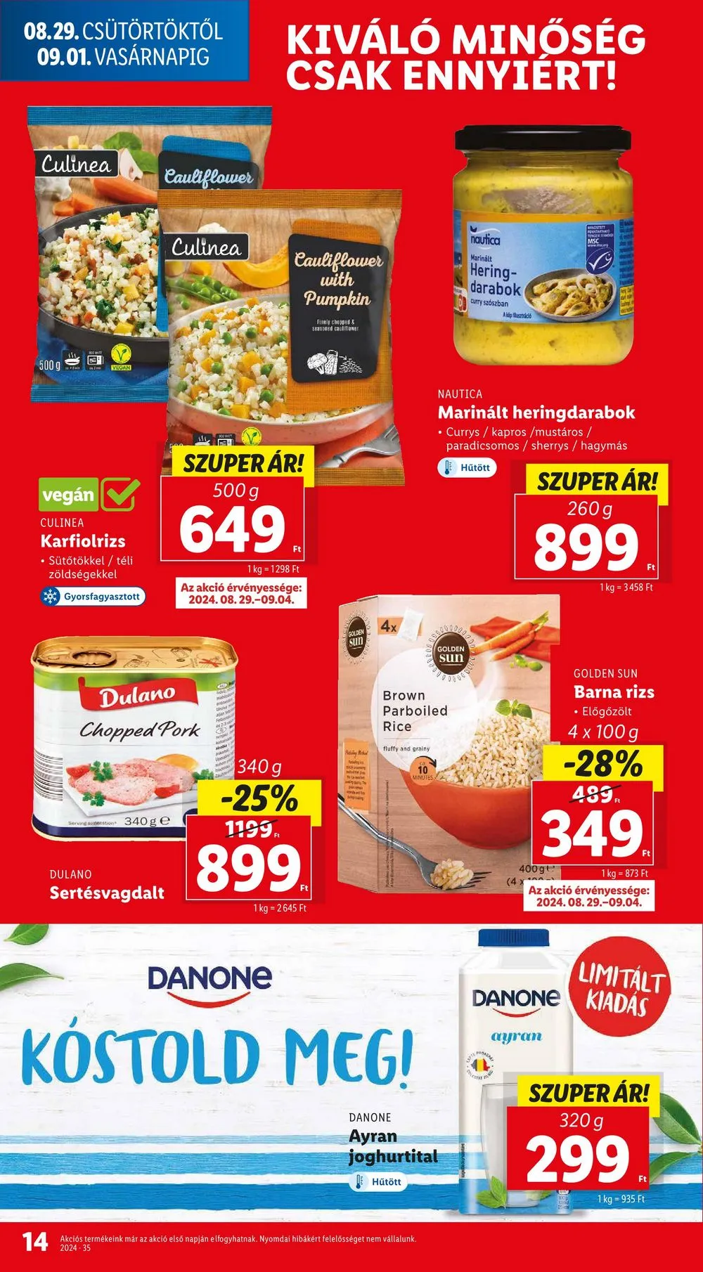 Lidl akciós újság 08.29–09.04 – 14. oldal