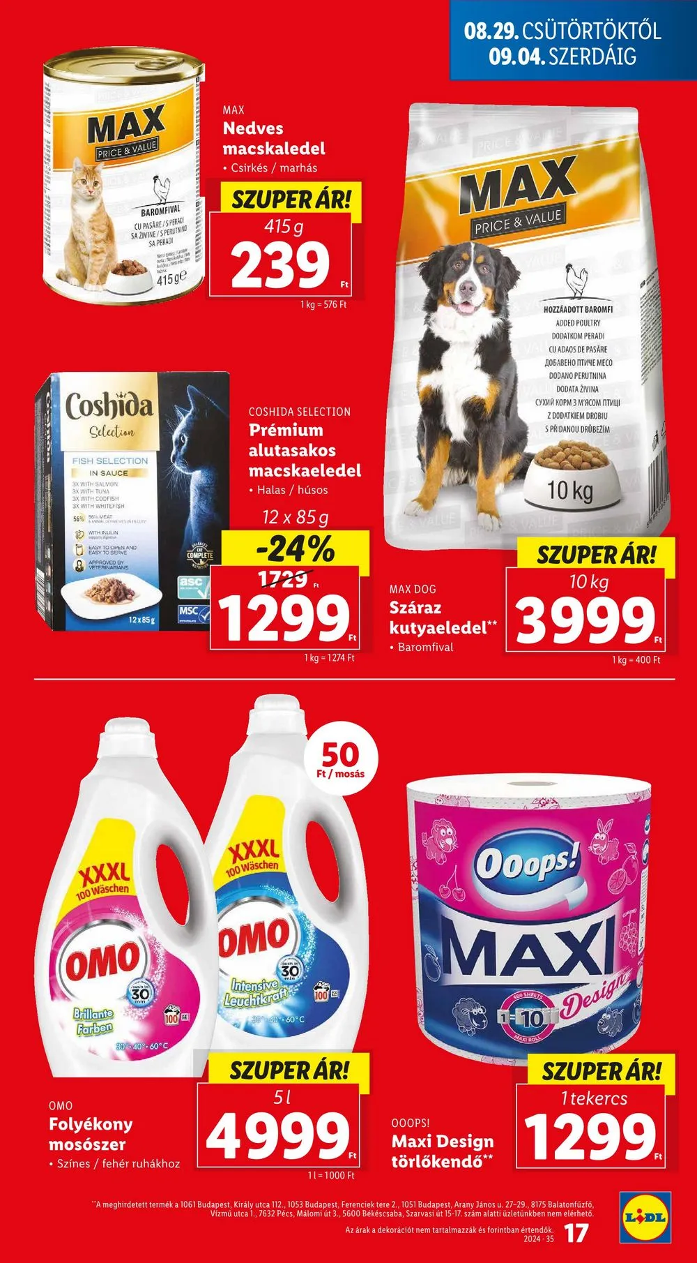 Lidl akciós újság 08.29–09.04 – 17. oldal