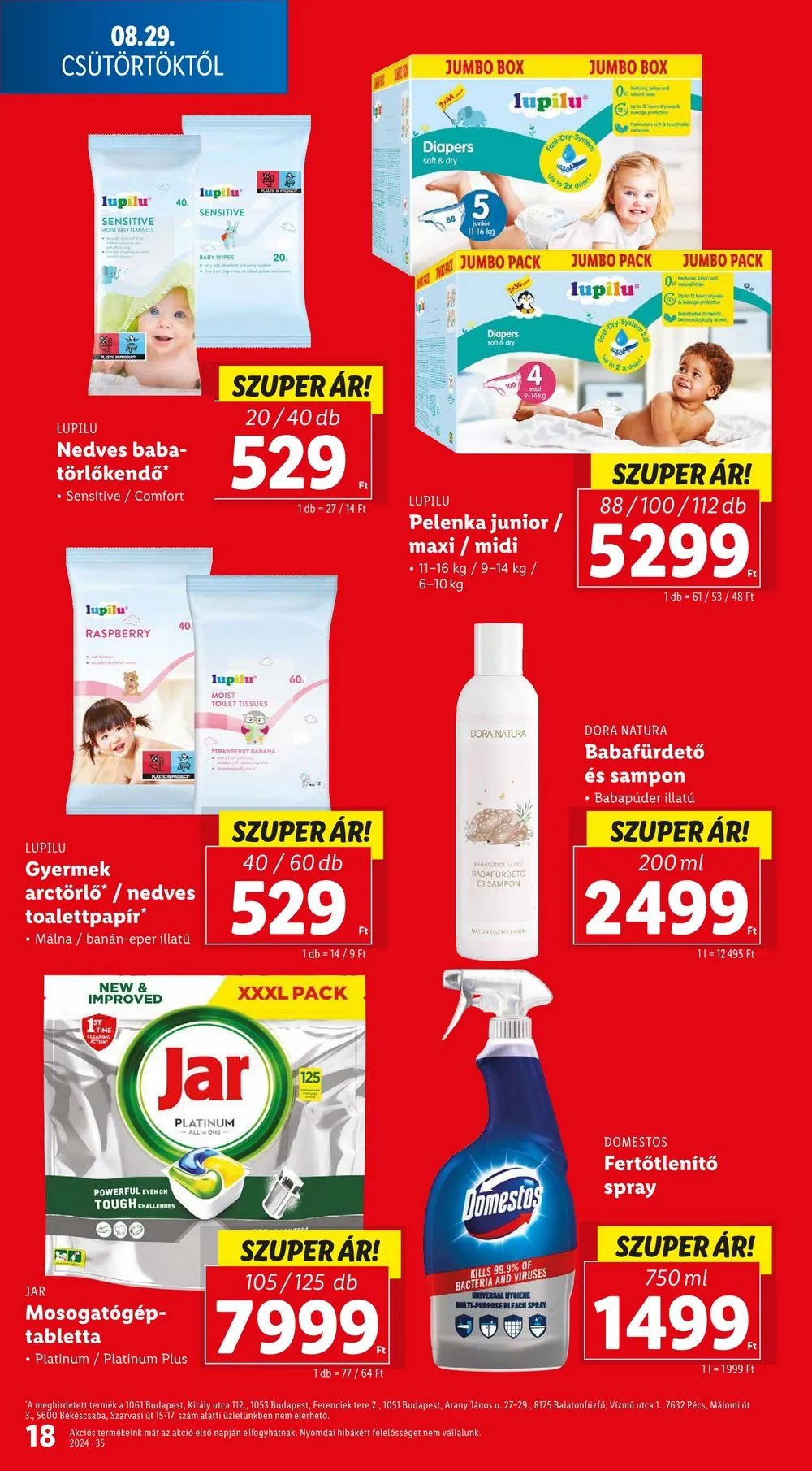Lidl akciós újság 08.29–09.04 – 18. oldal