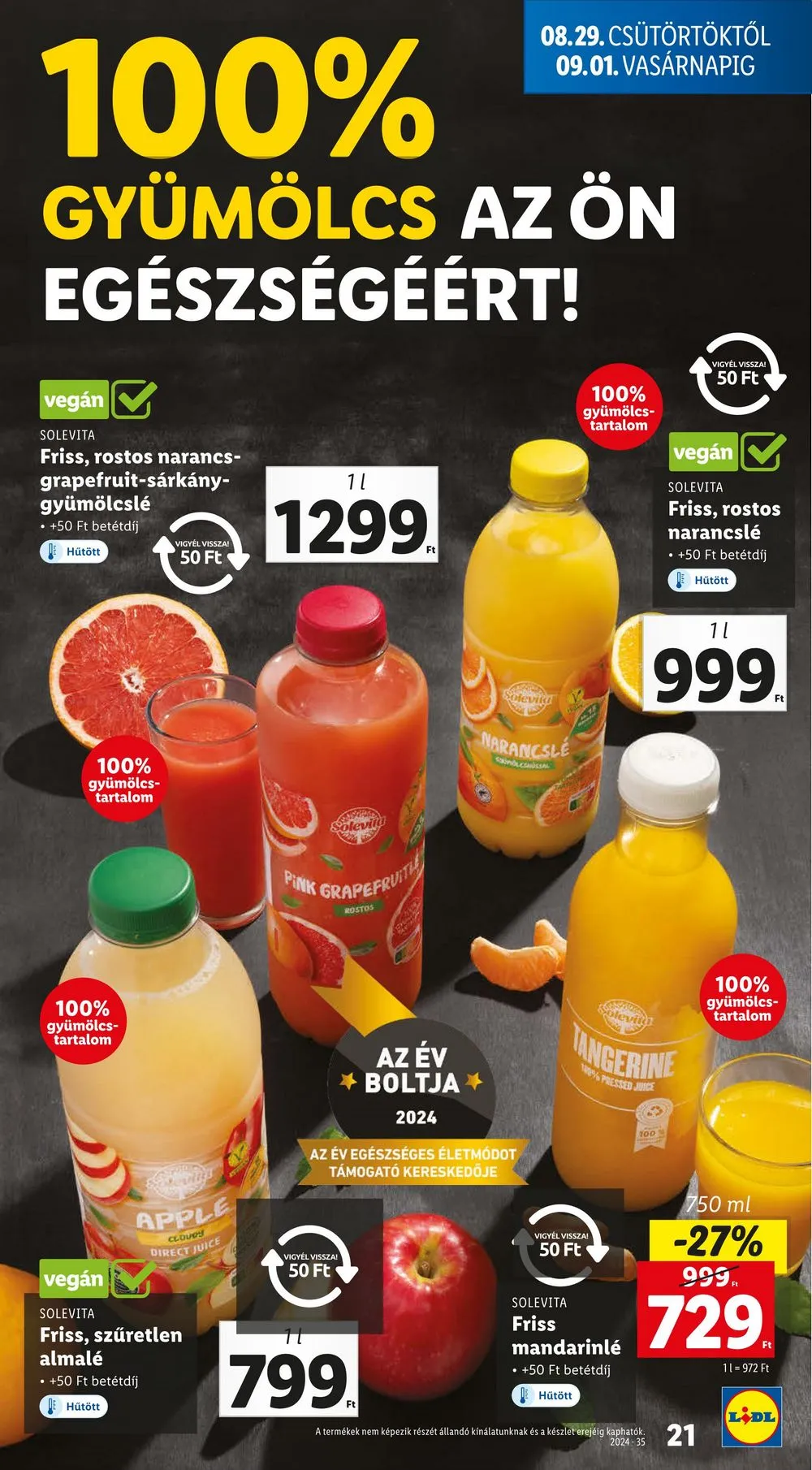 Lidl akciós újság 08.29–09.04 – 21. oldal