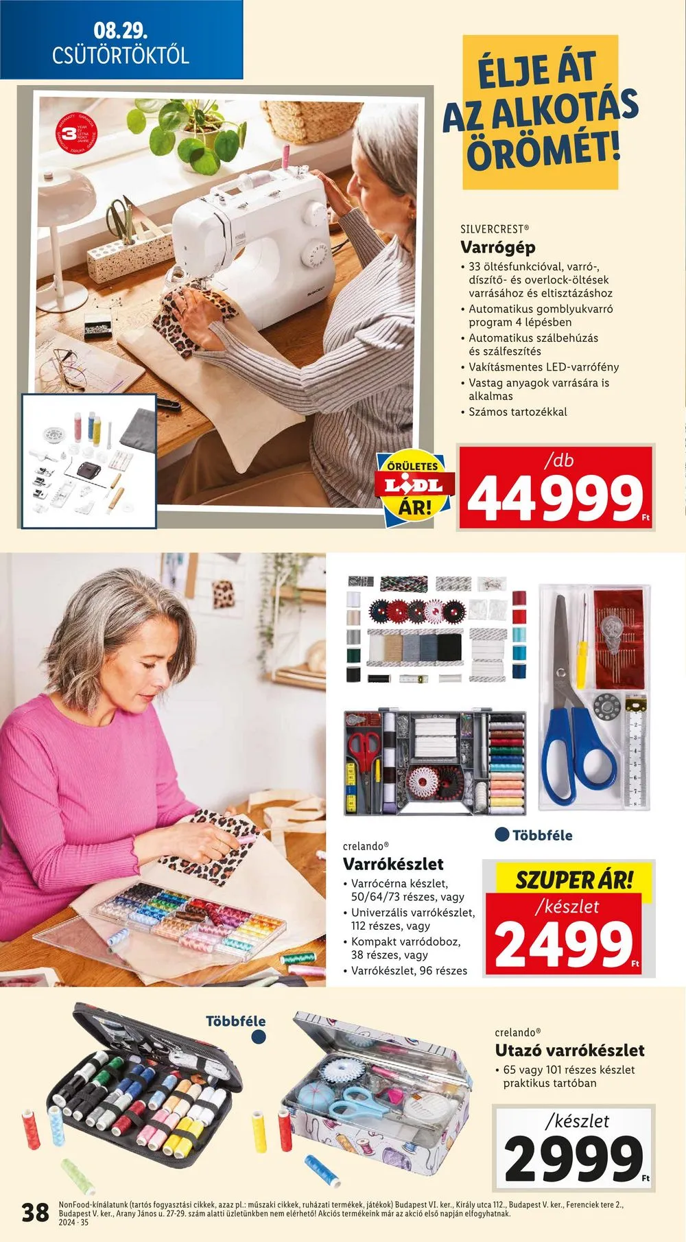 Lidl akciós újság 08.29–09.04 – 38. oldal