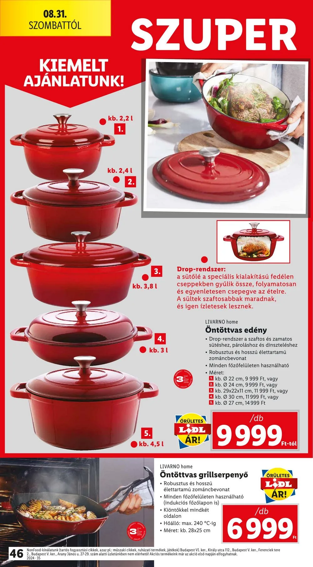 Lidl akciós újság 08.29–09.04 – 46. oldal