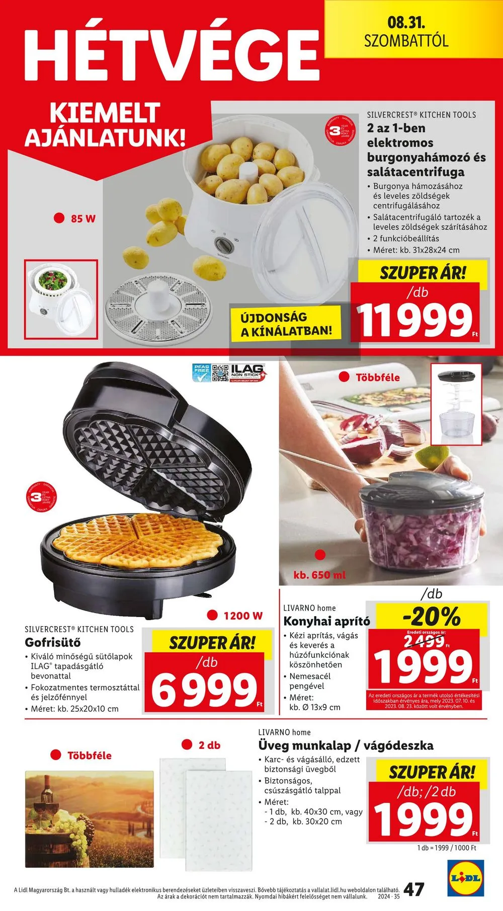 Lidl akciós újság 08.29–09.04 – 47. oldal