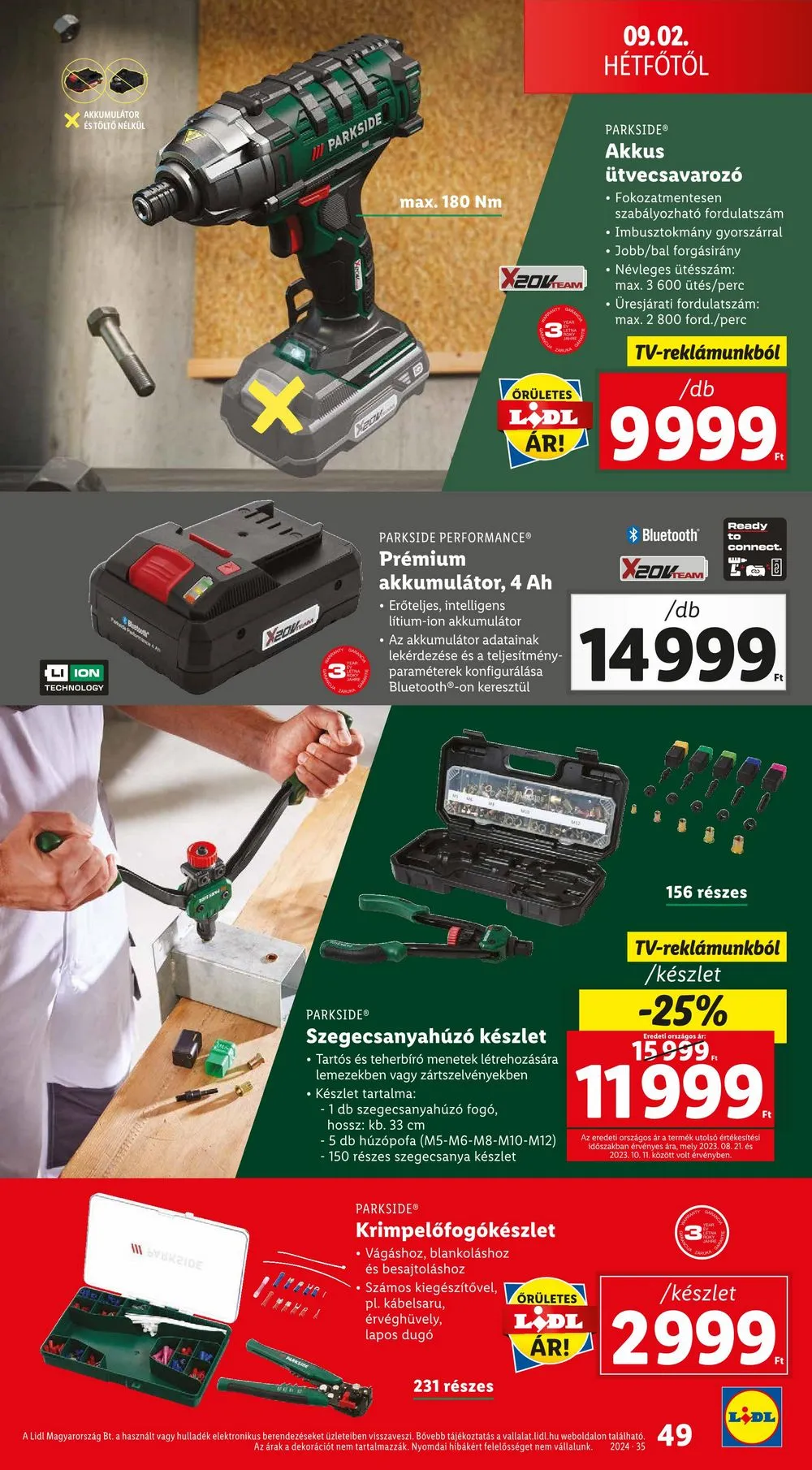 Lidl akciós újság 08.29–09.04 – 49. oldal