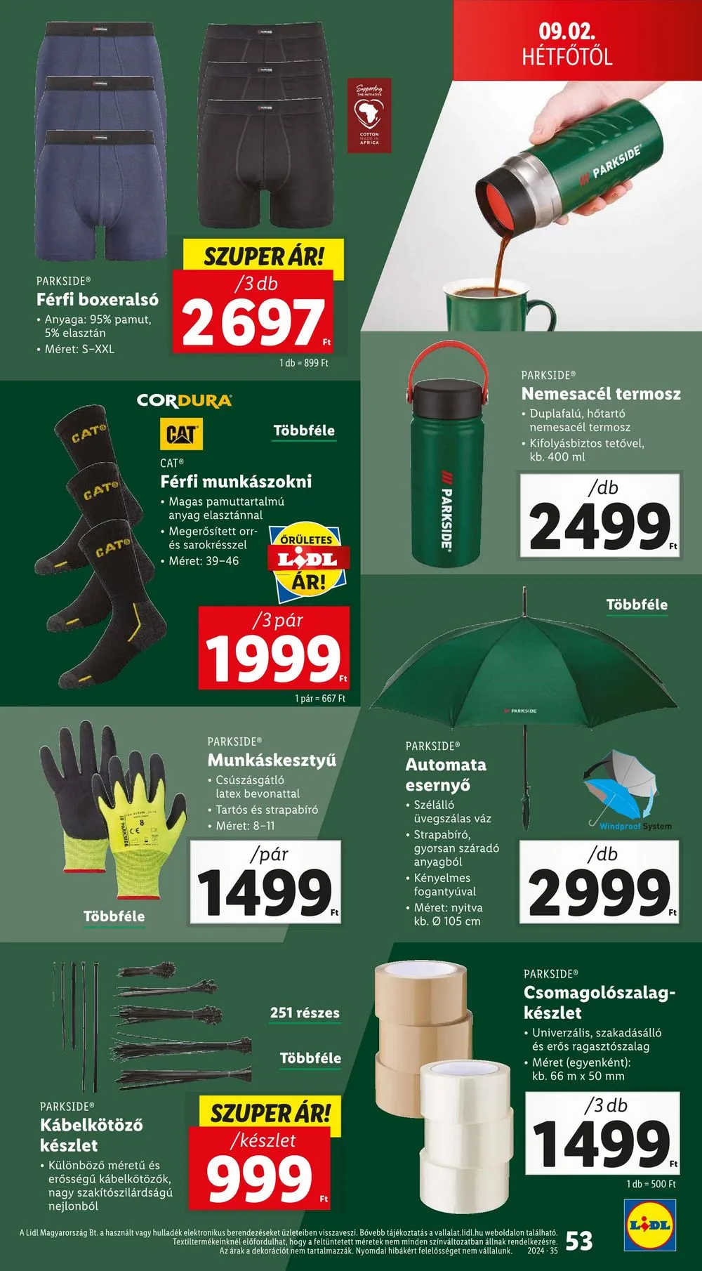 Lidl akciós újság 08.29–09.04 – 53. oldal